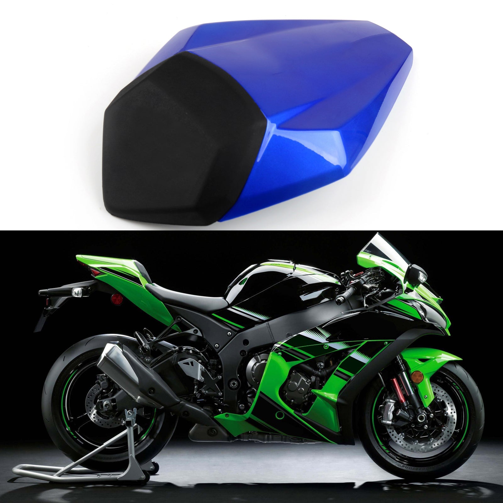 Baksätet omslag för Kawasaki Ninja ZX10R (2016) 7 Färggenerisk