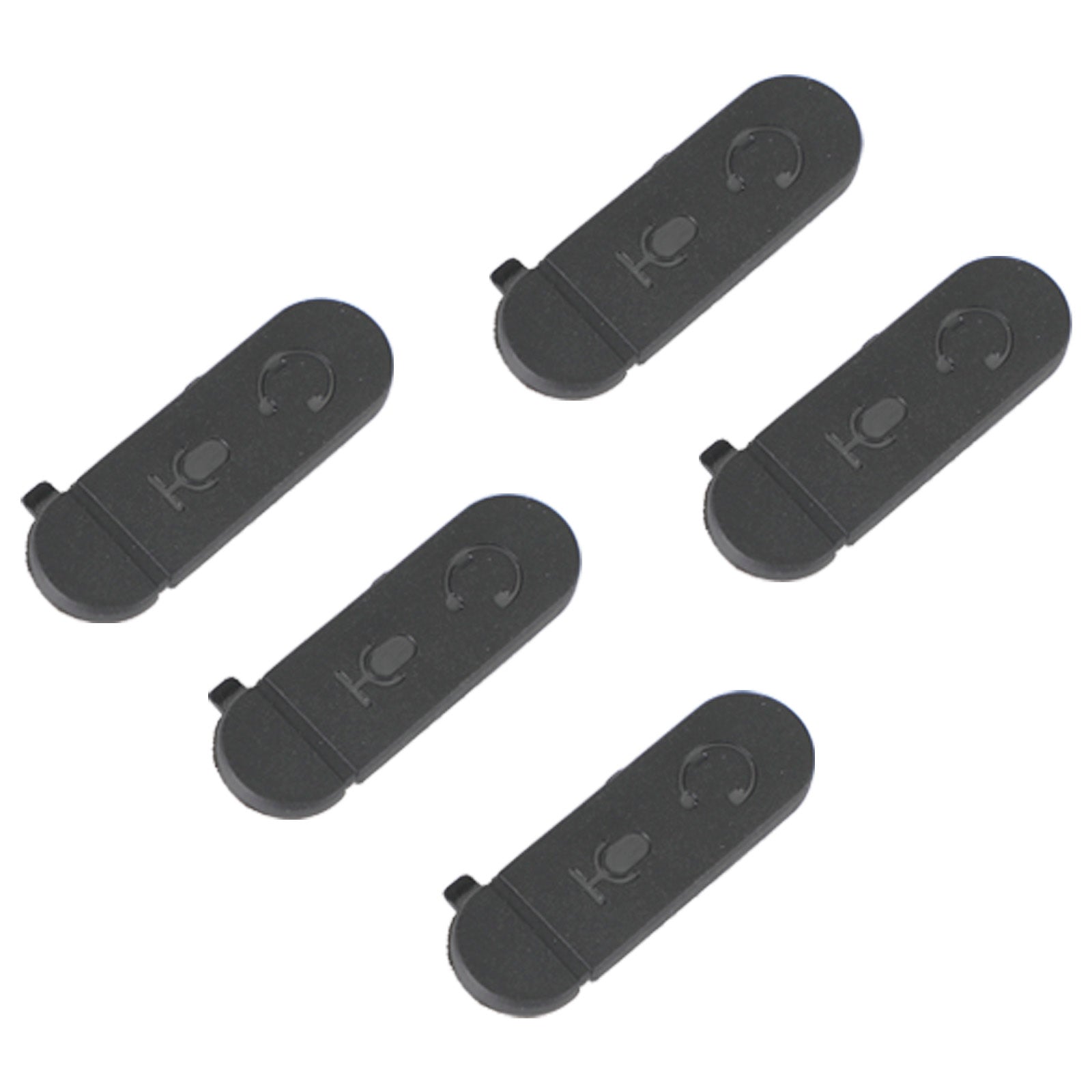 5 Pcs Side Dust Cover for XIR P3688 DEP450 DP1400 CP200D Walkie Talkie Radio