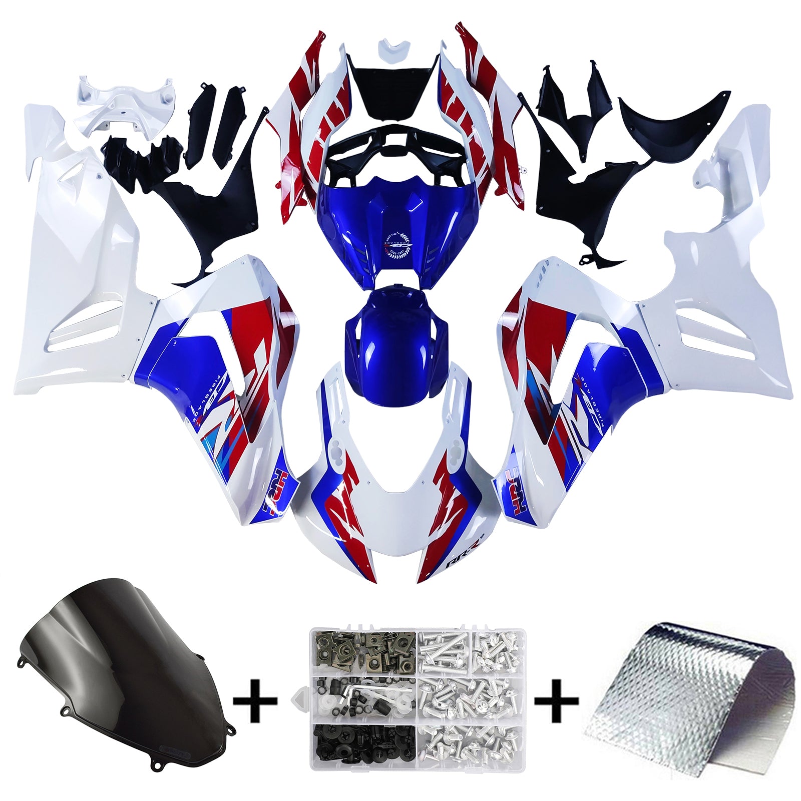 Kit de carénage d'injection Bodywork Abs en plastique pour Honda CBR1000RR-R 2020-2023