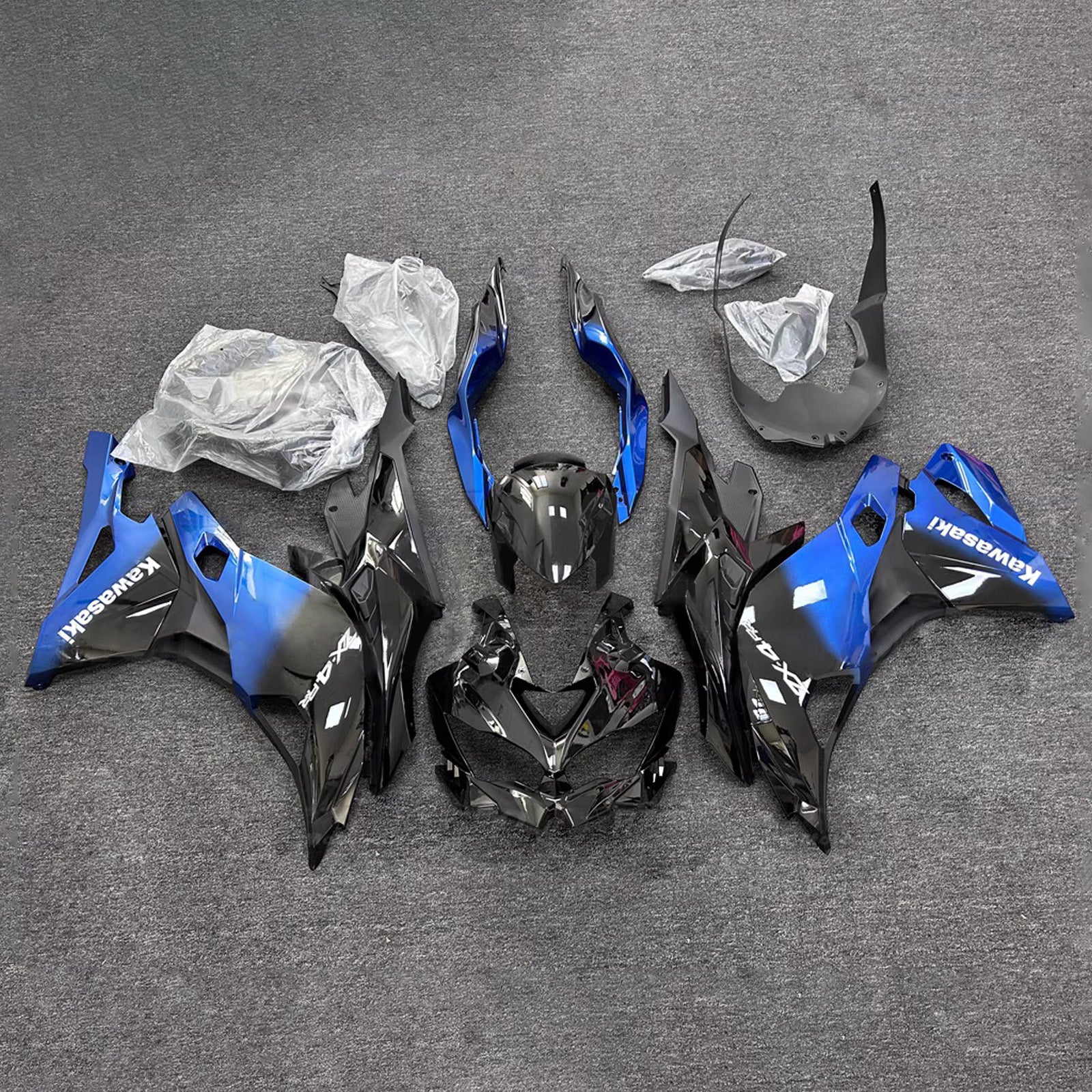 Kit carenatura iniezione adatto per Kawasaki Ninja ZX-25R ZX-4R ZX-4RR 2019-2025