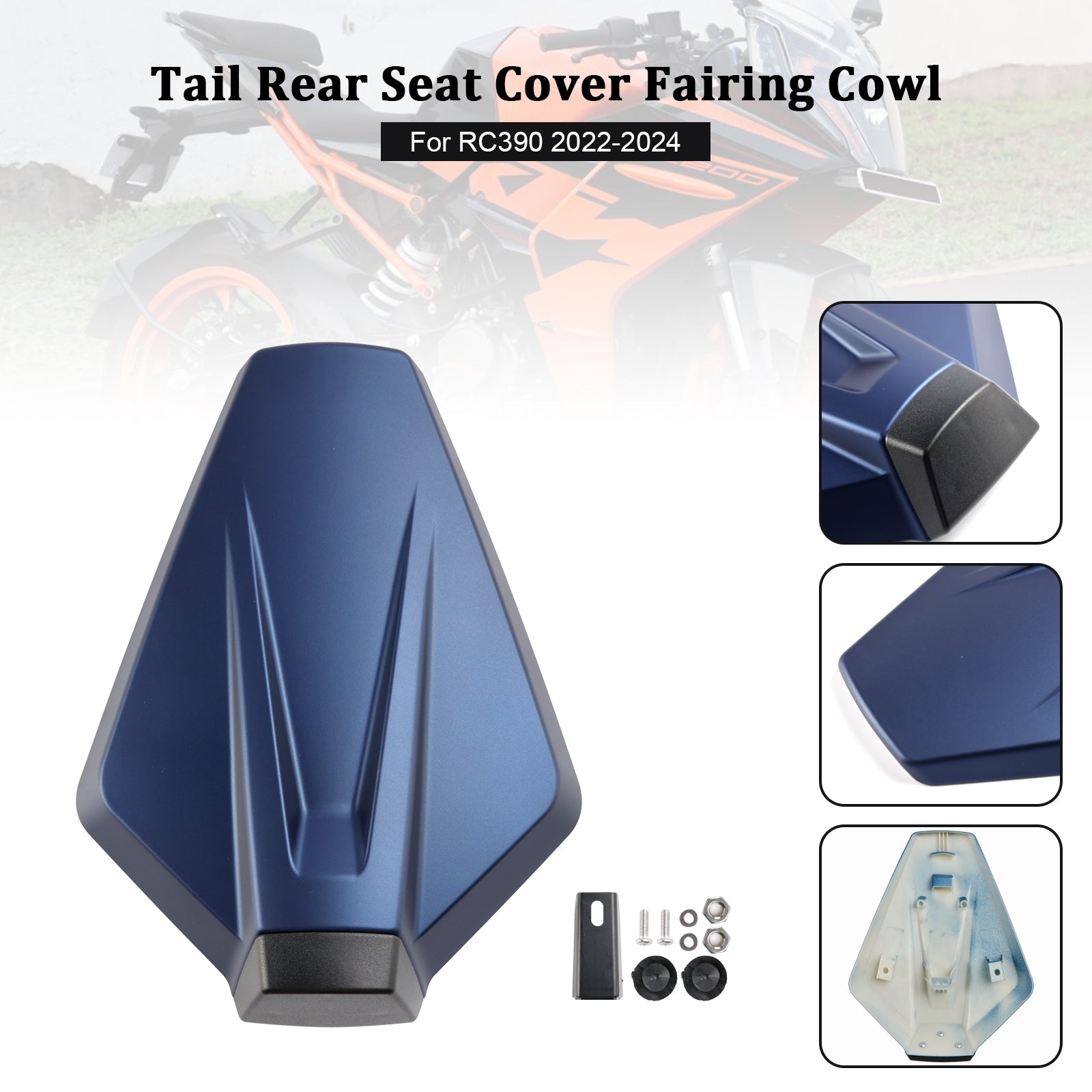 Tail Rear Seat Cover Fairing Cowl For RC390 2022-2024