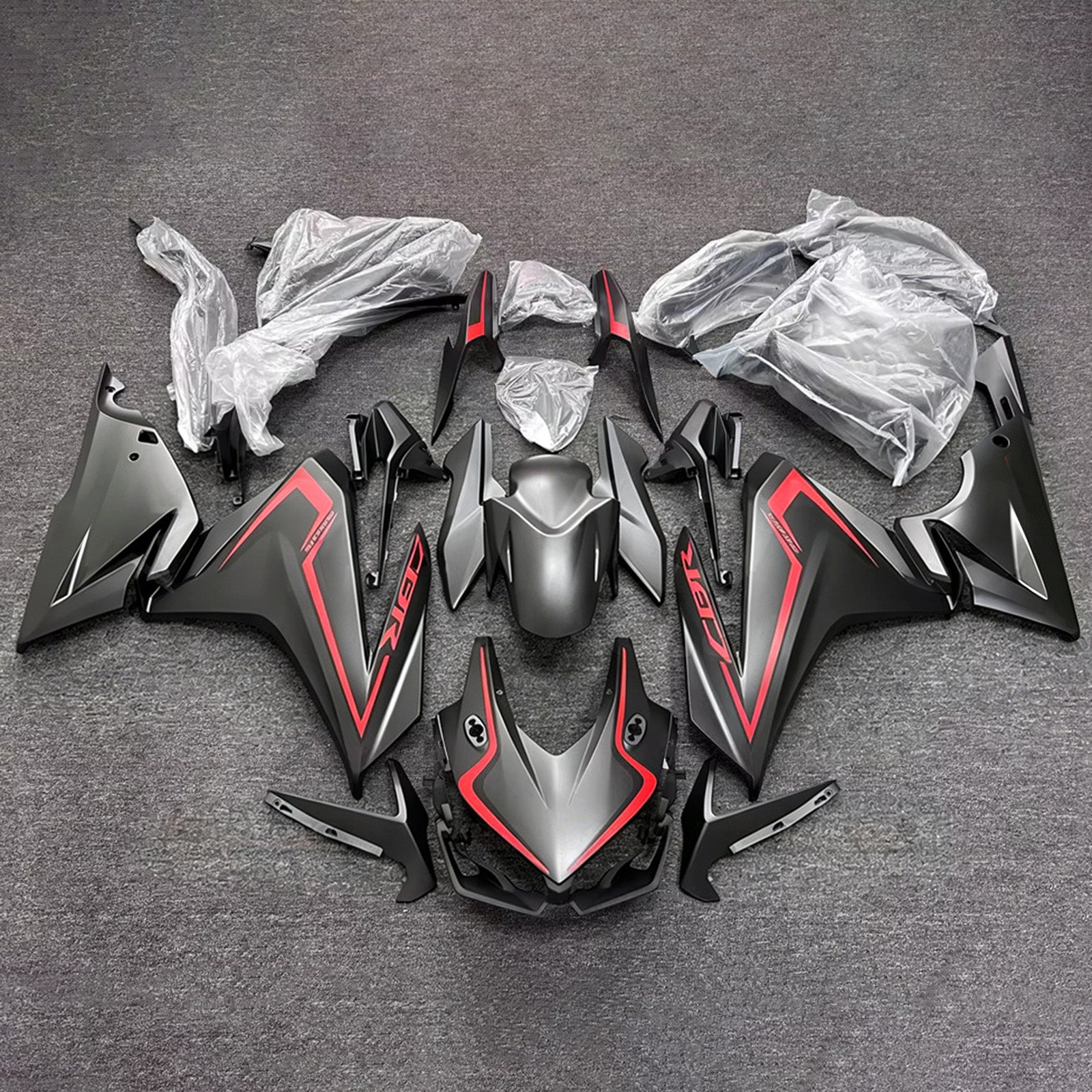 Injection Fairing Kit Bodywork Plastic ABS For Honda CBR500R 2022-2023