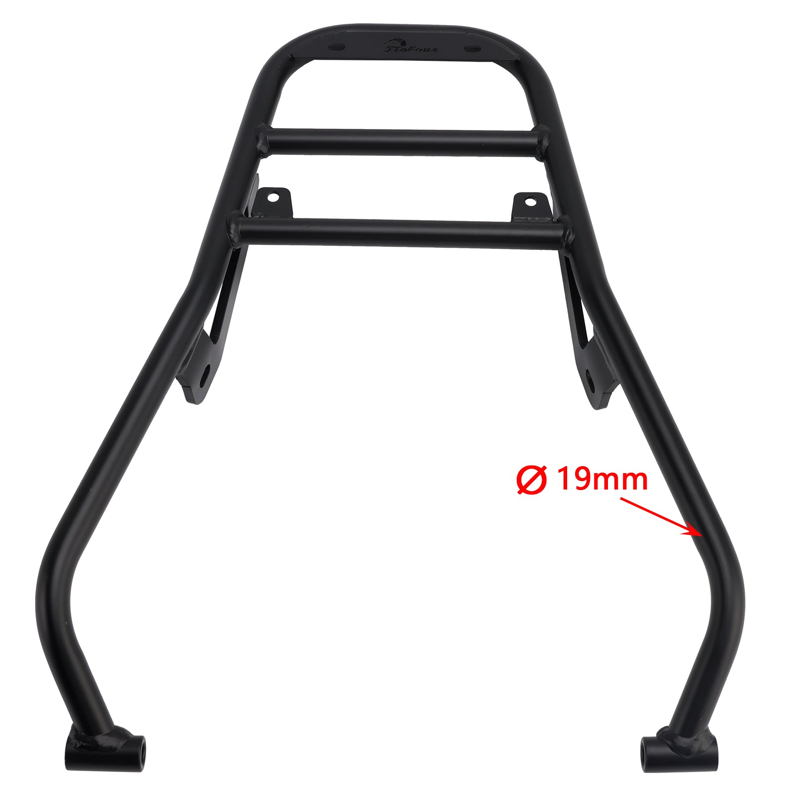 REAR RACK TUBE TYPE LUGGAGE CARRIER - BLACK FOR GUERRILLA 450 2024-2026