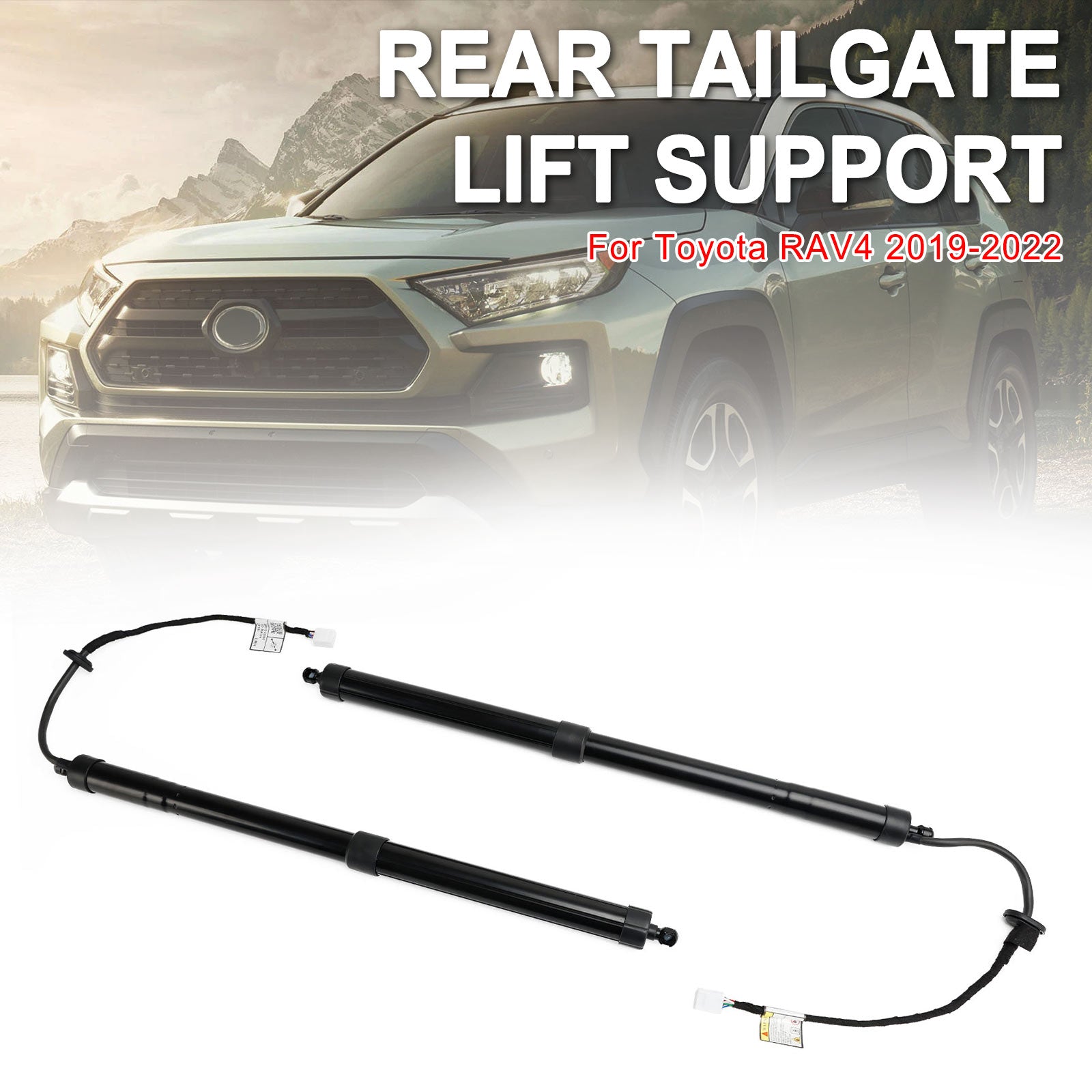 2019-2022 Toyota RAV4 2PCS Rear Tailgate Hatch Lift Support 6892042020