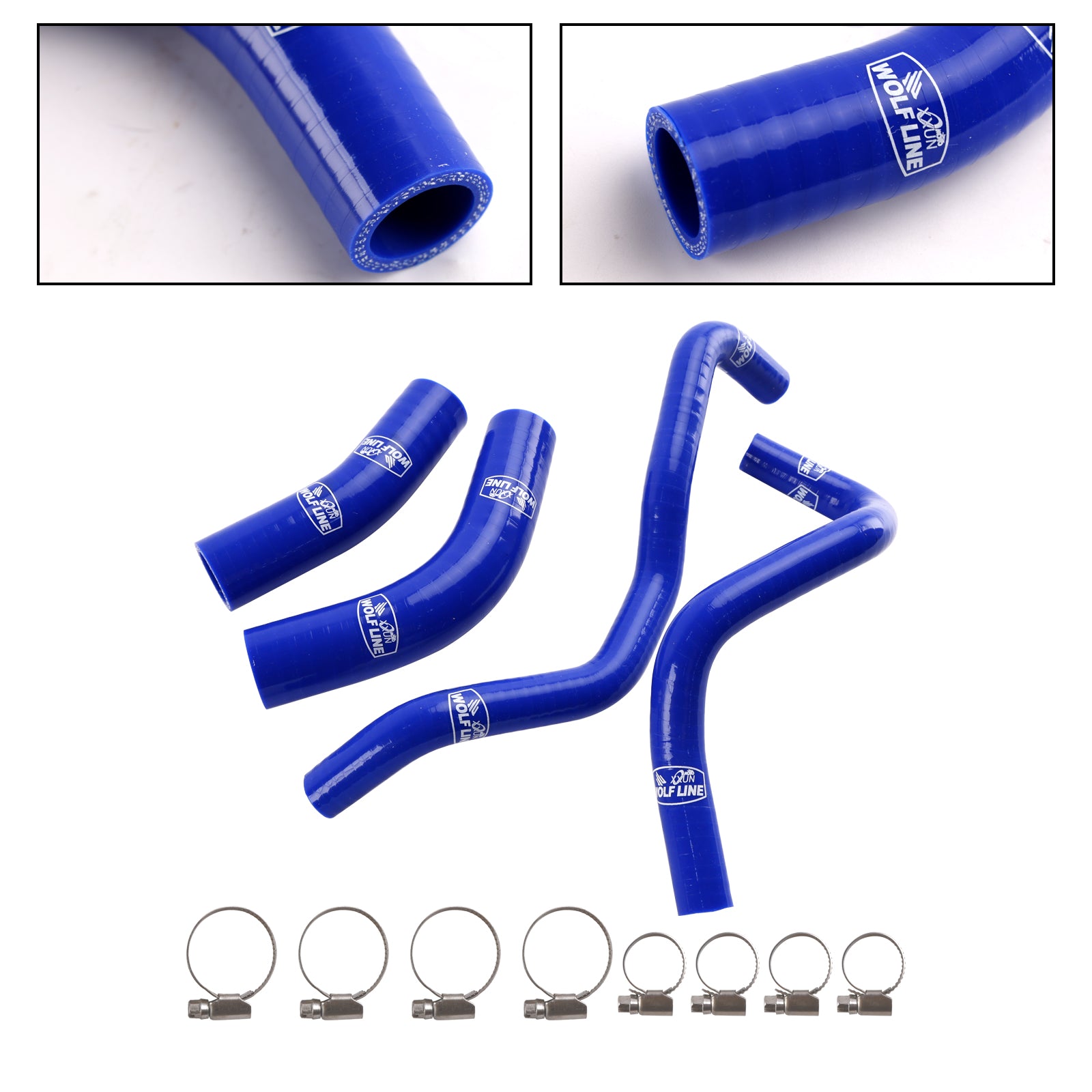 Kit de durites de refroidissement de radiateur en silicone pour Yamaha Tenere 700 2019-2024