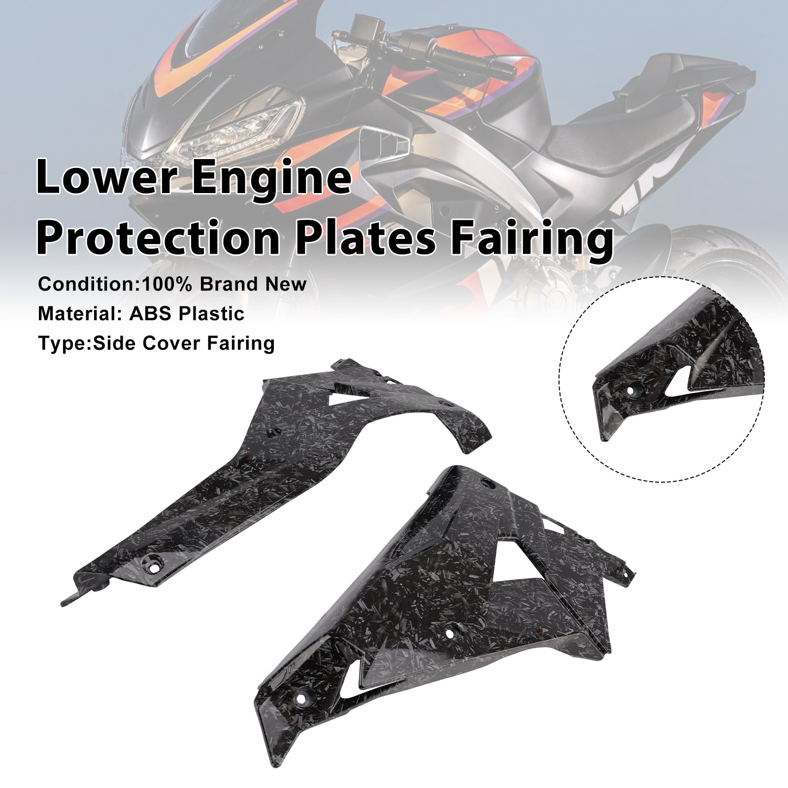 Motor Nedre magepaneler Guard Fairing for Aprilia RS457 RS 457 2024-2025