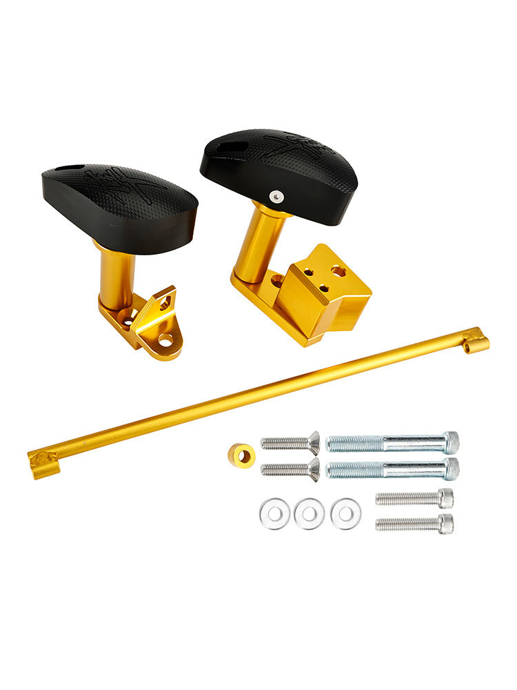 Protector Engine Crash Bunds Pad Slider Gold For Suzuki Gsxr1300 Hayabusa 08-20