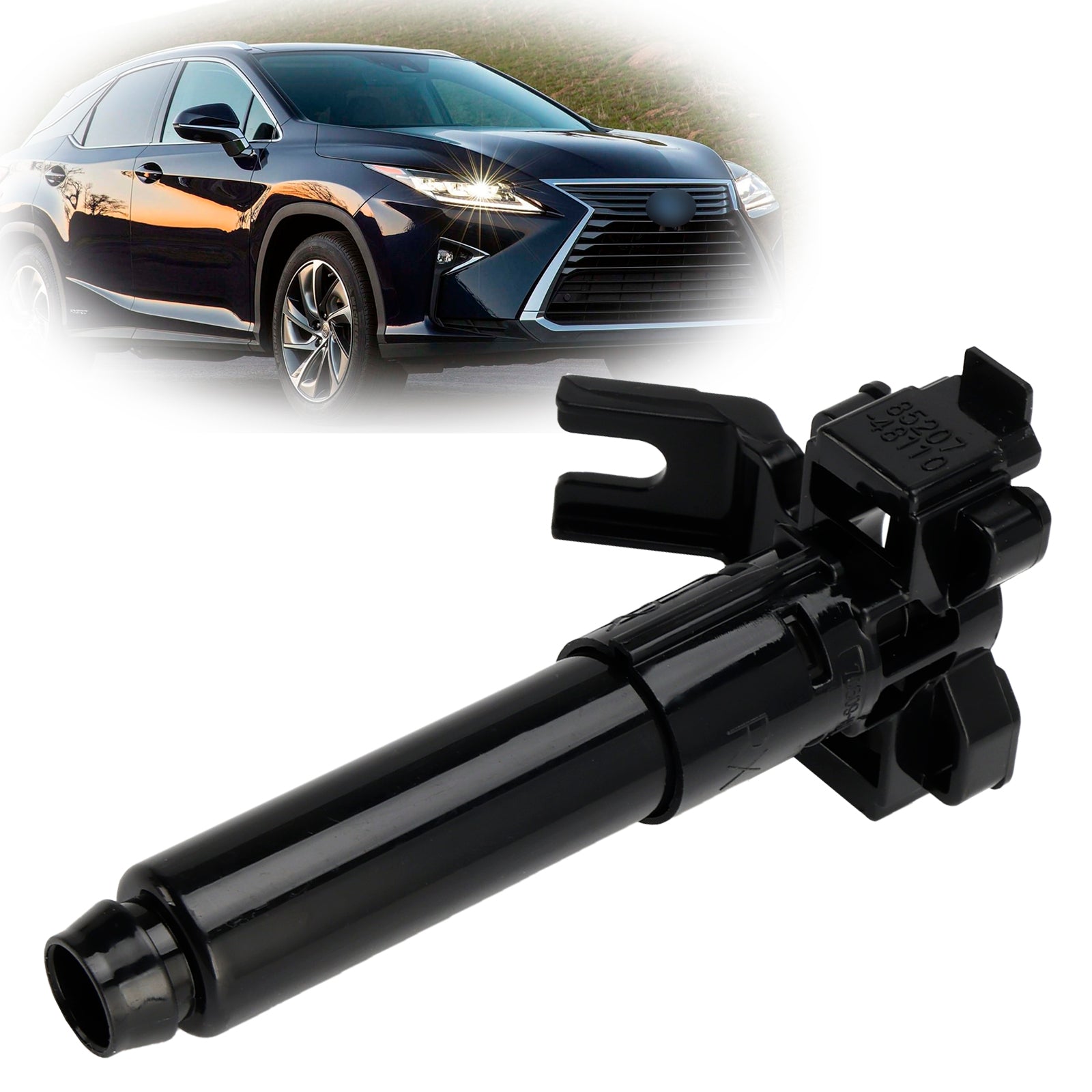 Koplampsproeiersproeier rechts 85207-48110 voor Lexus RX350 16-18