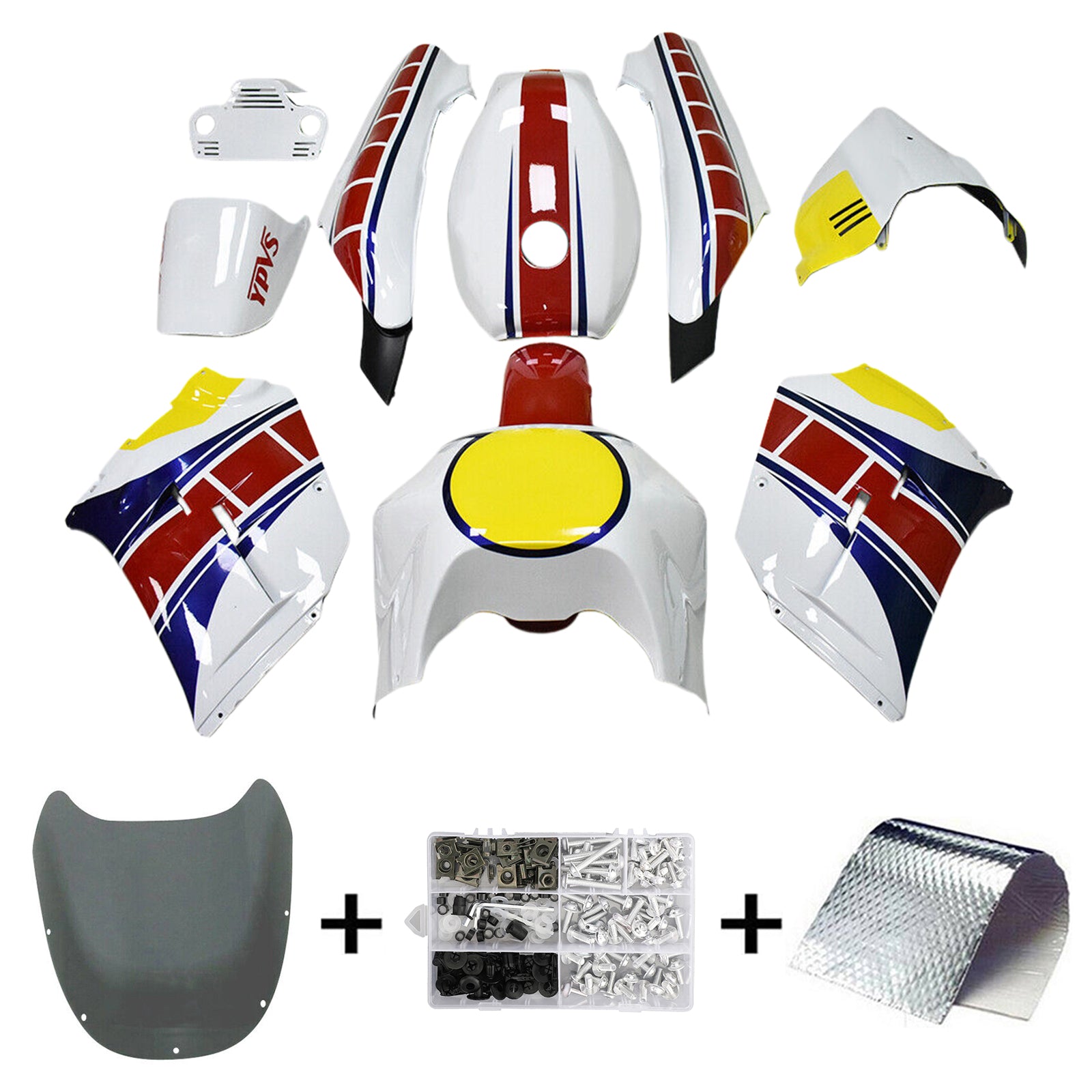 1985-1987 Yamaha RZV500 RD500 Injection Fairing Kit Bodywork