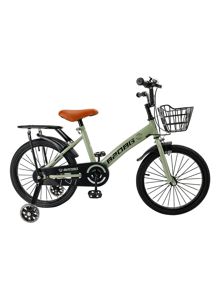 18 inch kinderfiets BMX kinderfiets voor kinderen van 7-9 jaar met extra wielen