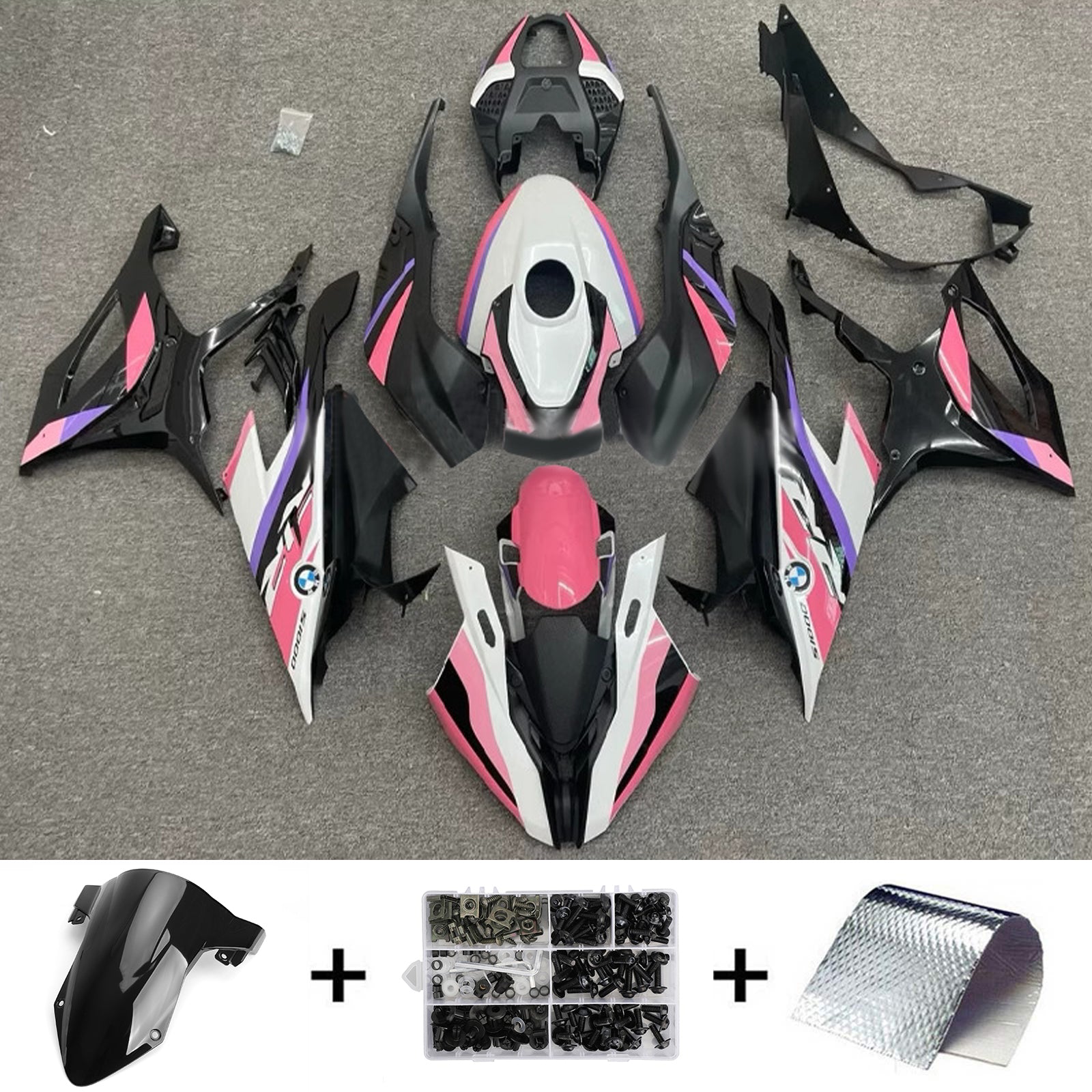 2019-2022 BMW M1000RR S1000RR Injection Fairing Kit Bodywork Plastic ABS
