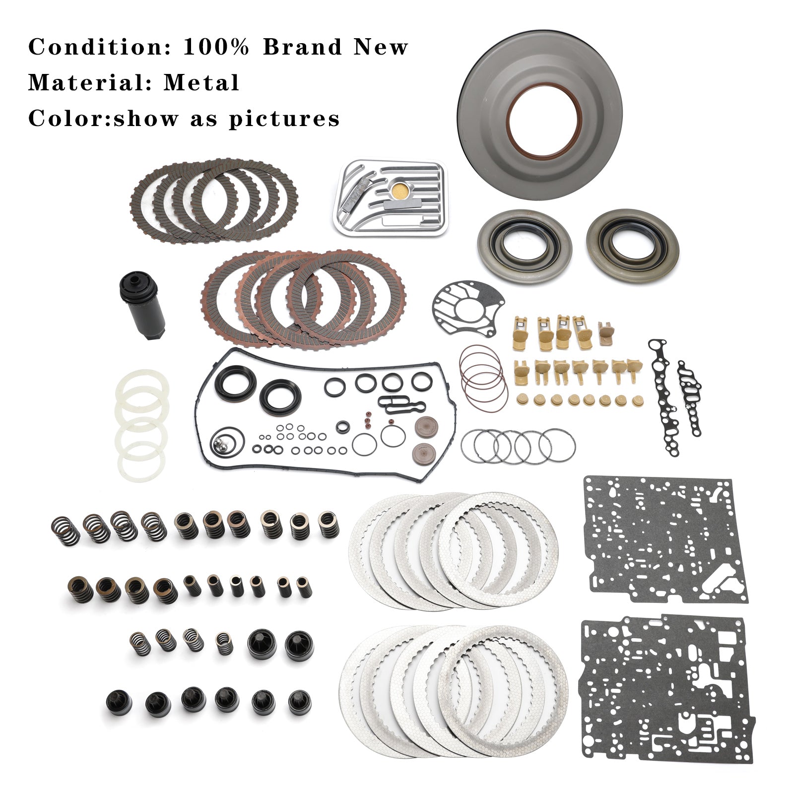 Powershift 6DCT450 MPS6 Super Kit Fit For Volvo Dodge Clutch Friction/Steel Springs