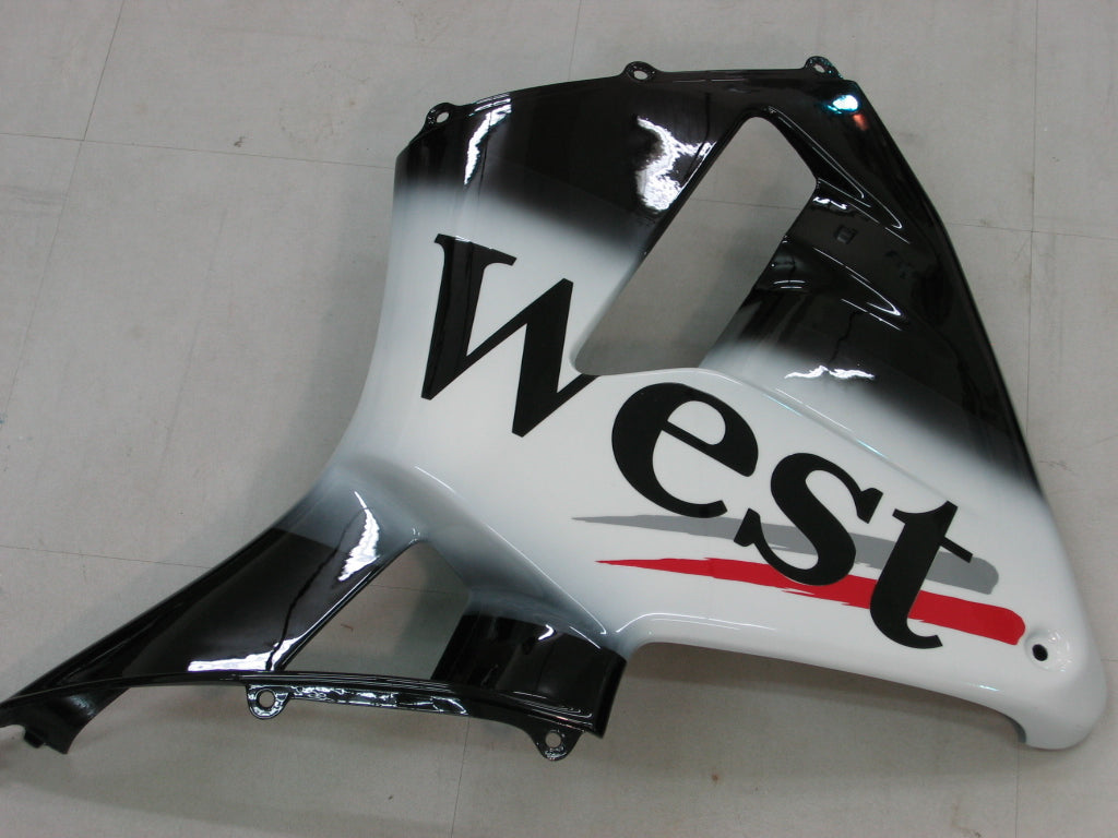 2005-2006 Honda CBR 600 RR Black West Racing Fairings Generic