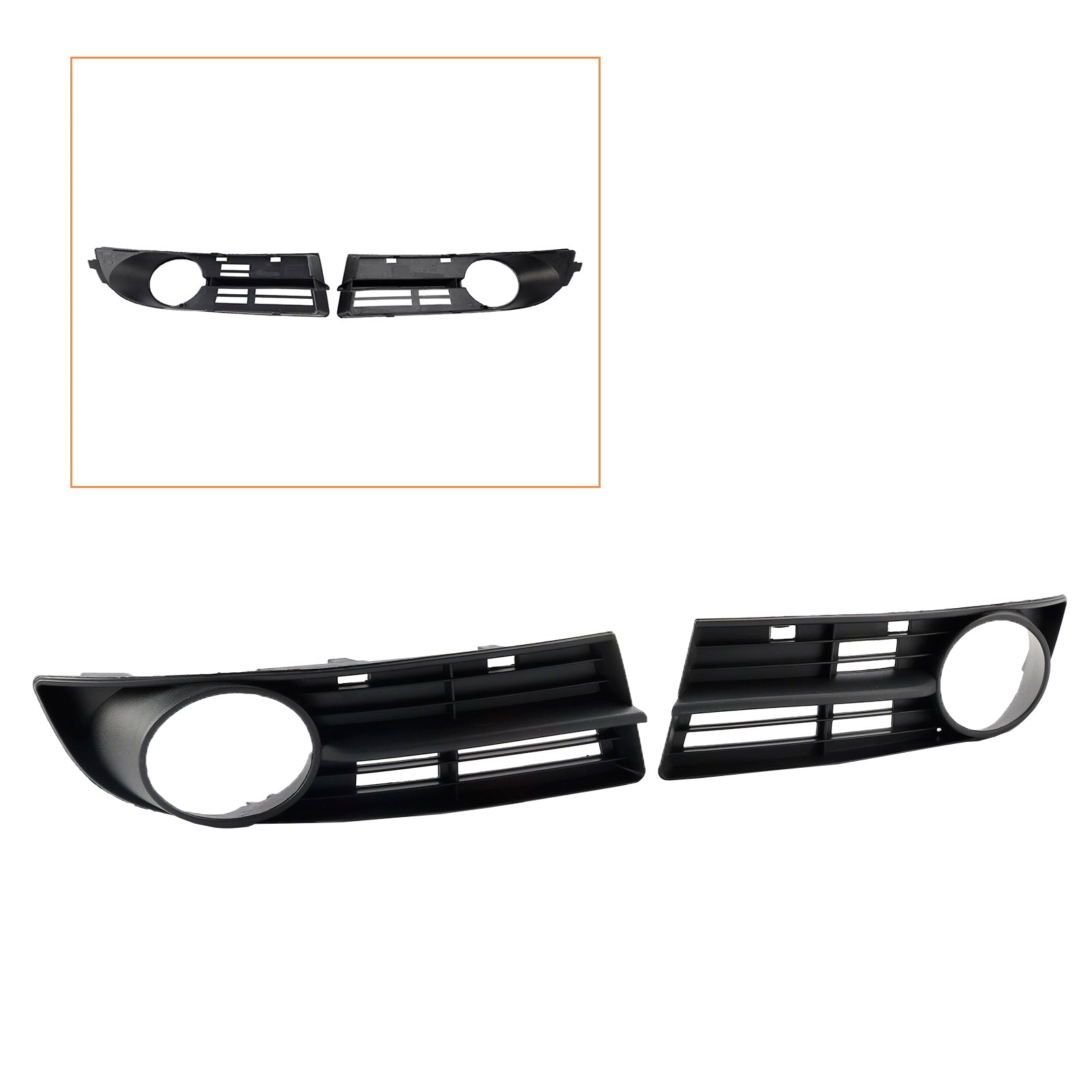 Predný nárazník Foglight Grille Fit VW Caddy Life 2004-2010 Fit Touran 2003-2006