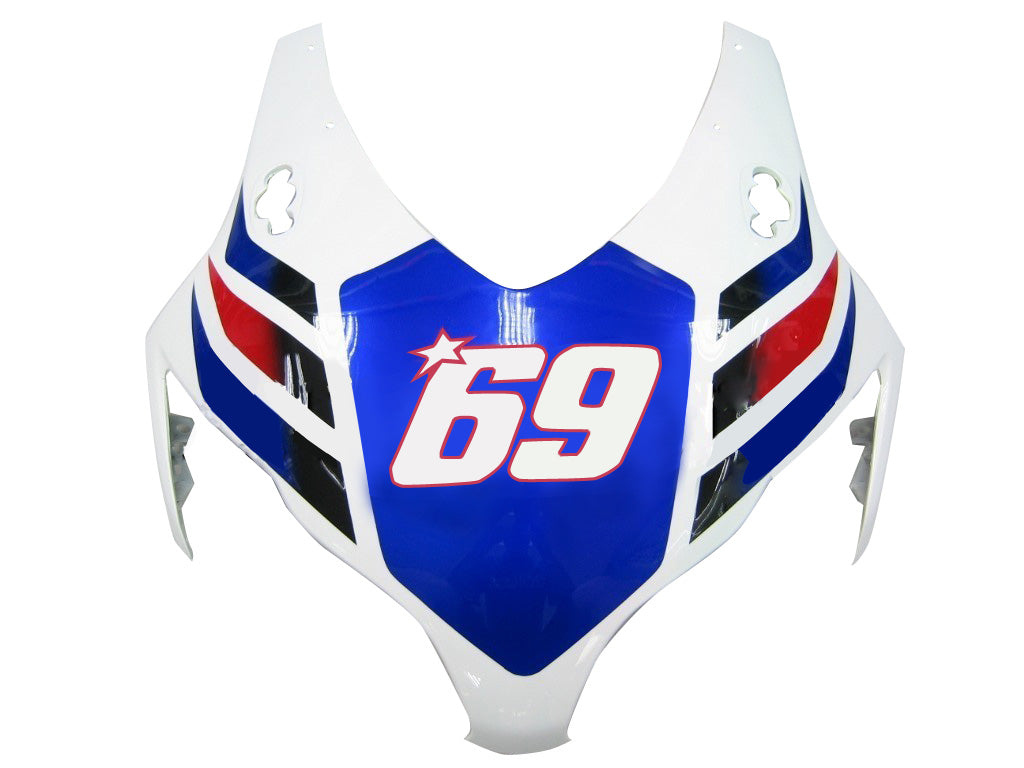 2008-2011 Honda CBR 1000 RR Red White Blue Star Racing Fairings Generic