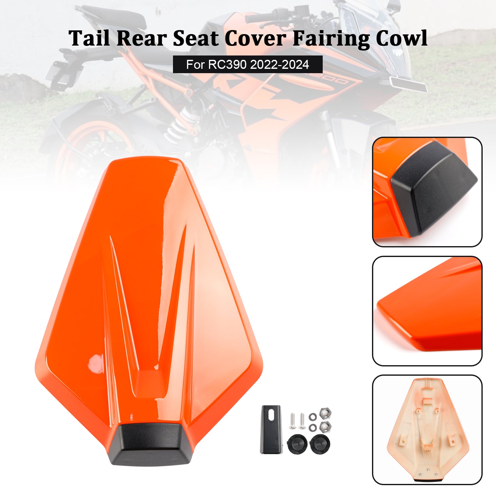 Tail Rear Seat Cover Fairing Cowl For RC390 2022-2024