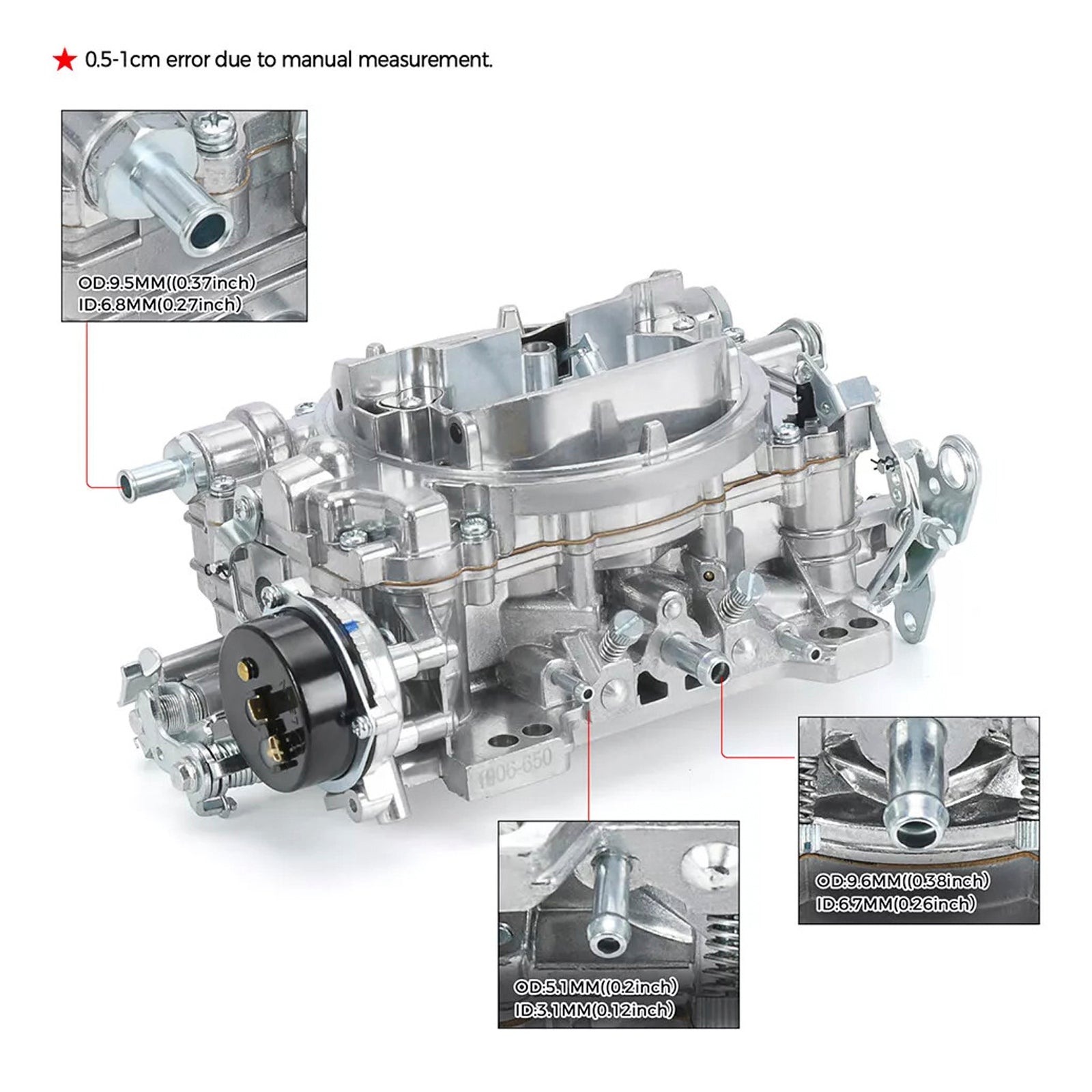 1980-1987 GMC 4 Barrel 1906 AVS2 Carburetor 650 CFM Electric Choke