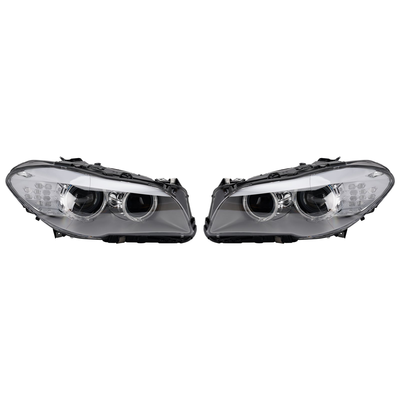 Xenon LED DRL Left+Right Headlight For BMW 5 Series F10 Saloon 2010-2013 W/O AFS