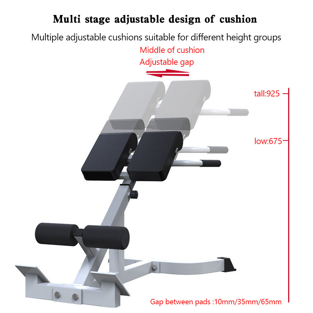 Adjustable Workout Roman Chair Back Extension Exercise Bench Back Training Supine Board