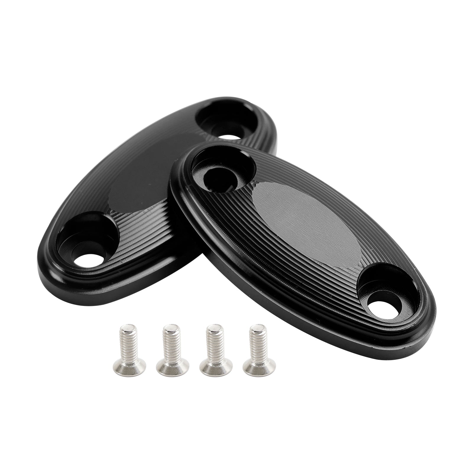 ALUMINUM MIRROR BLOCK OFF PLATES HOLE CAPS FOR HONDA CBR 650 F R 2014-2019