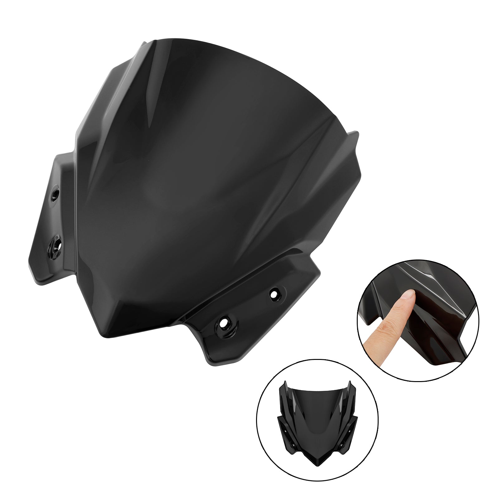 Windshield Windscreen for Kawasaki Z650 2017-2019