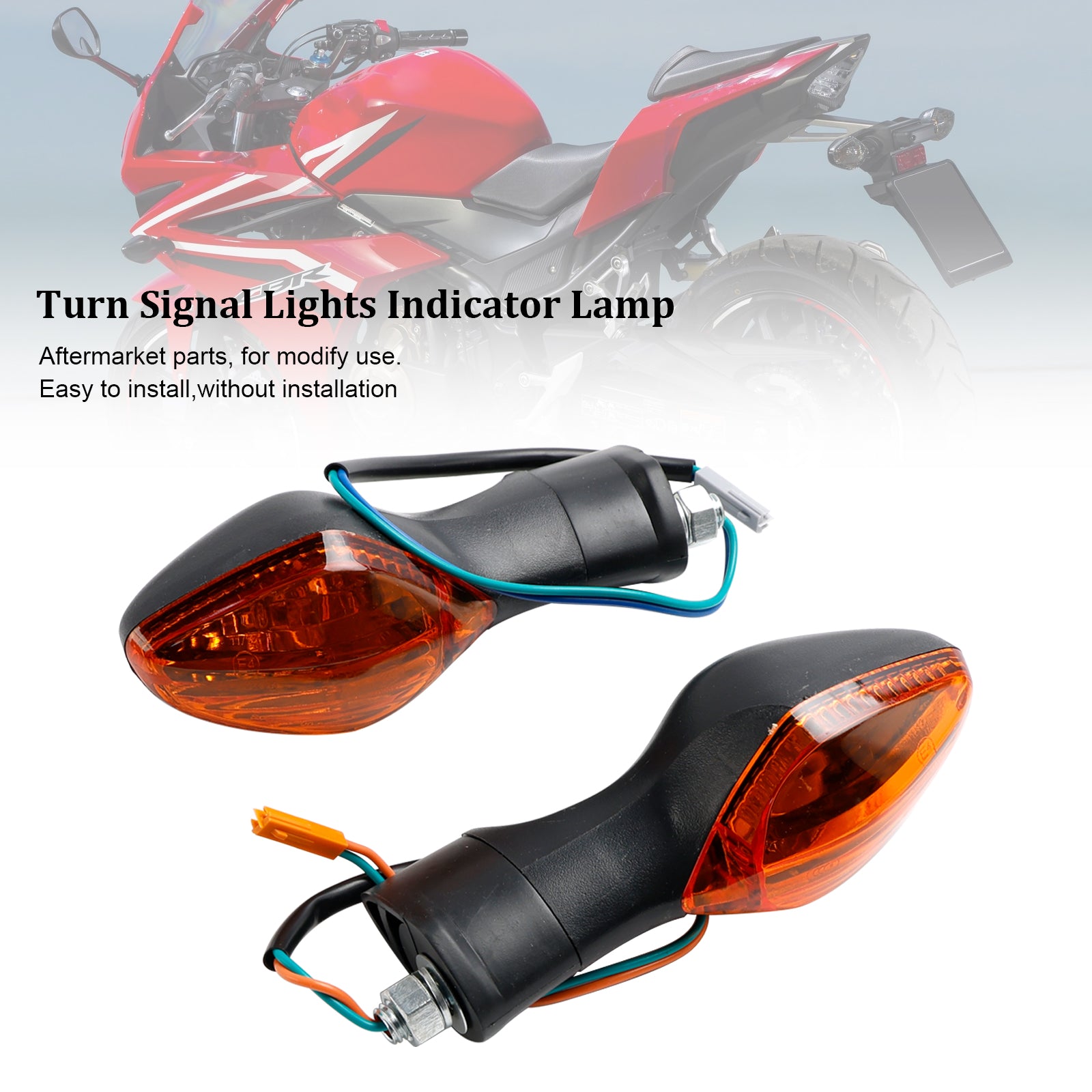 Turn Signal Lights Indicator Lamp For Honda CBR500 CBR650F CTX700 MSX125