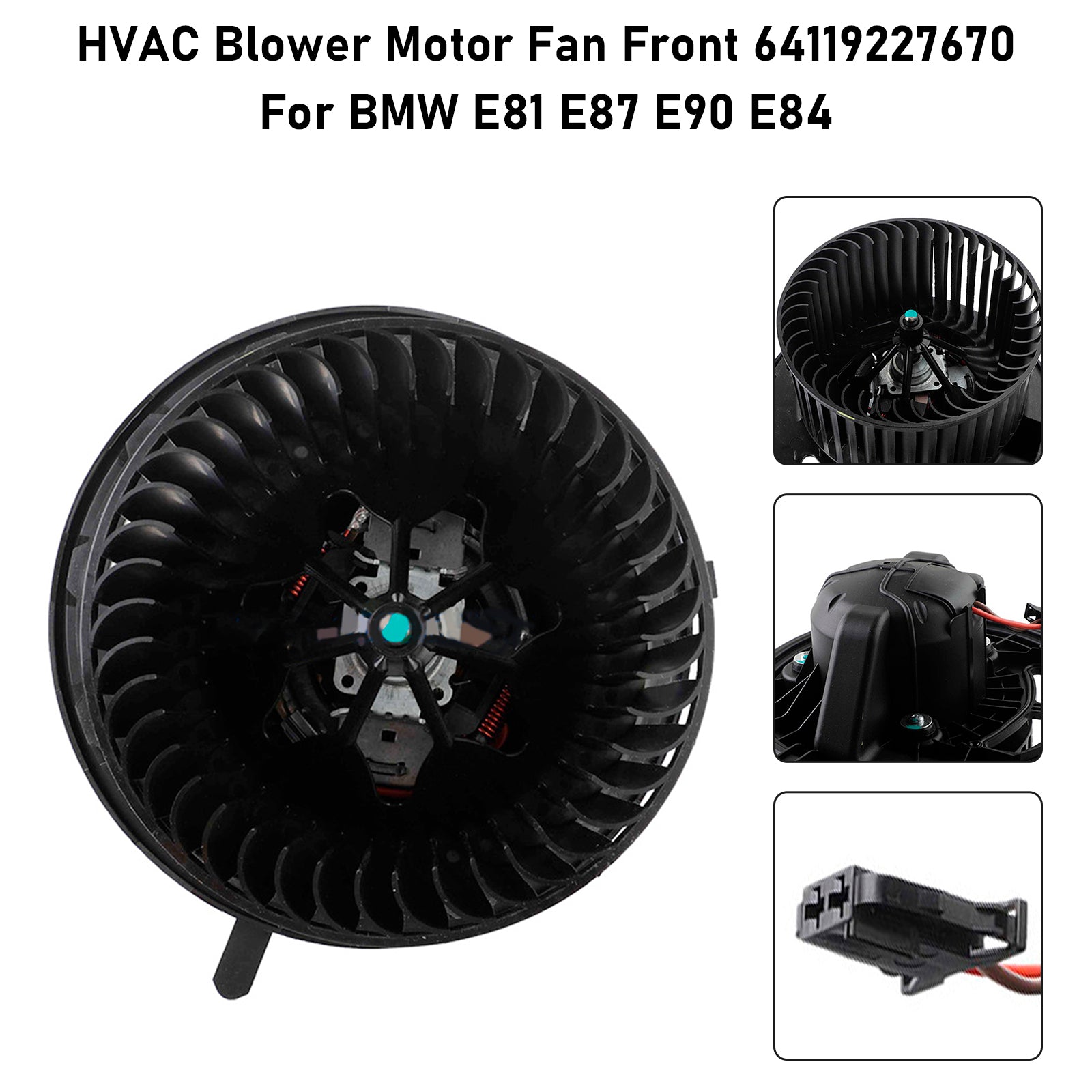 HVAC Blower Motor Fan Front 64119227670 For BMW E81 E87 E90 E84