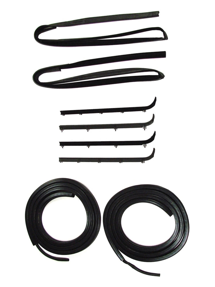 8PCS Door Window Sweep Weatherstrip Seal Kit For Ford Bronco F150 1987-1997