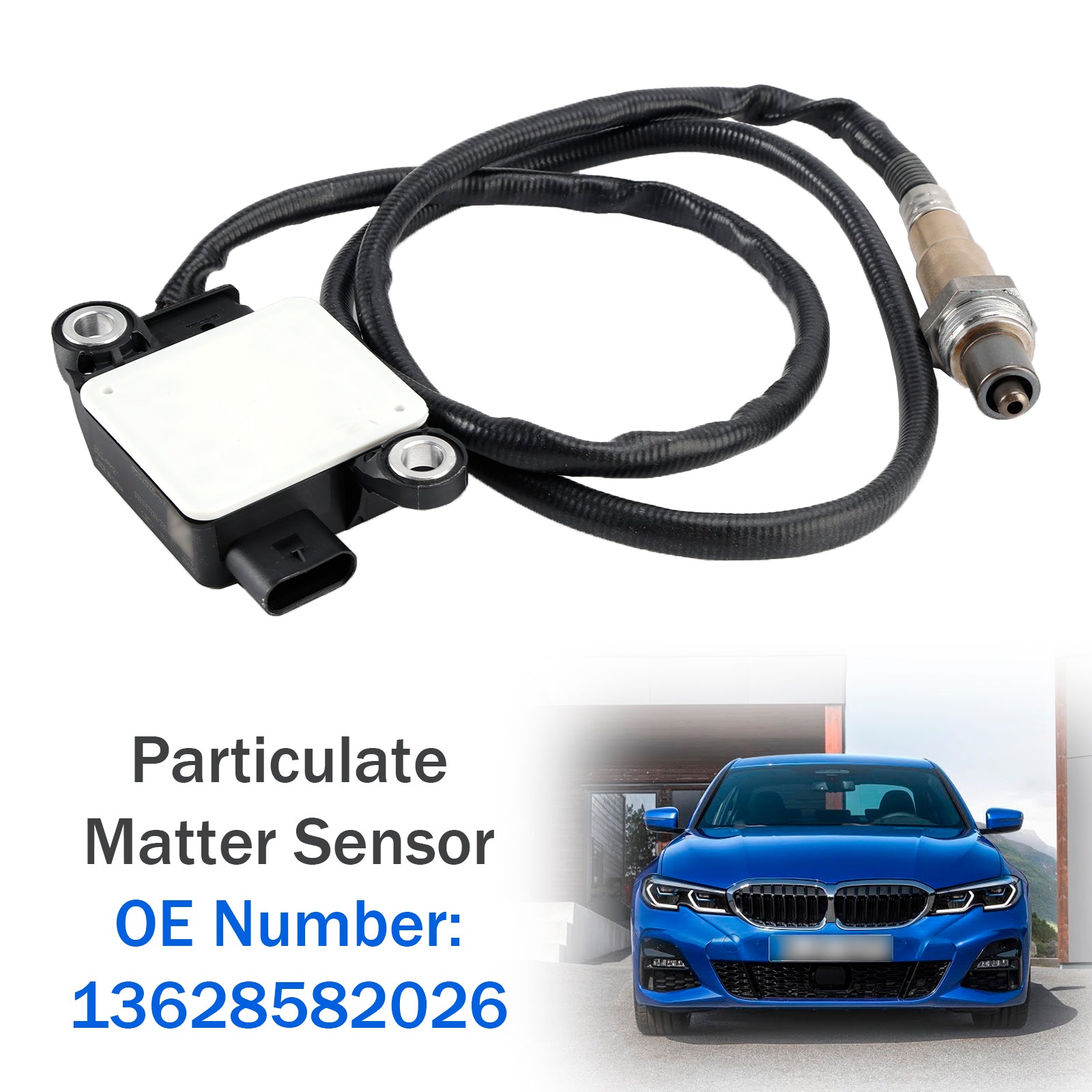 02/2017-06/2020 BMW 5 (G30, F90) 530 d xDrive Sedan Dieselroetsensor 13628582026