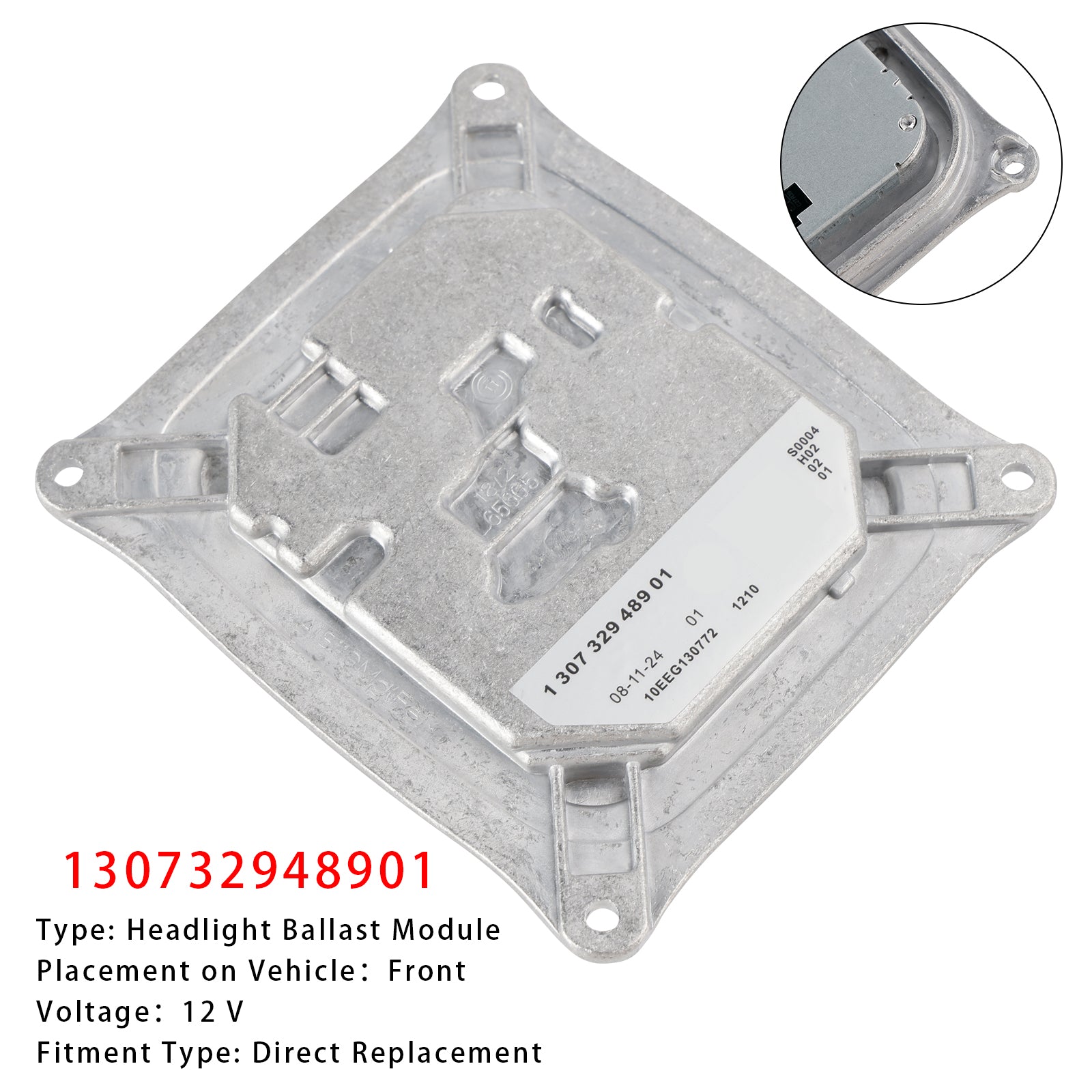 Headlight Ballast Module 130732948901 For Jeep Cherokee 2014-2018
