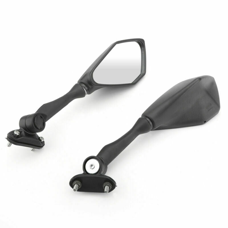 Pair Rear View Side Racing Mirrors For Kawasaki EX250 EX300 ZX636 56001-0239