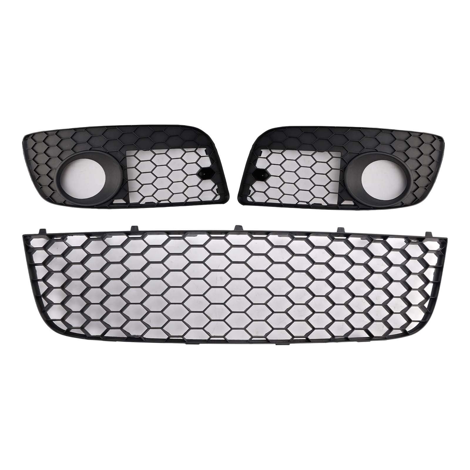 2006-2009 pour VW GOLF MK5 GTI 3 pièces calandre inférieure avant + couvercle antibrouillard