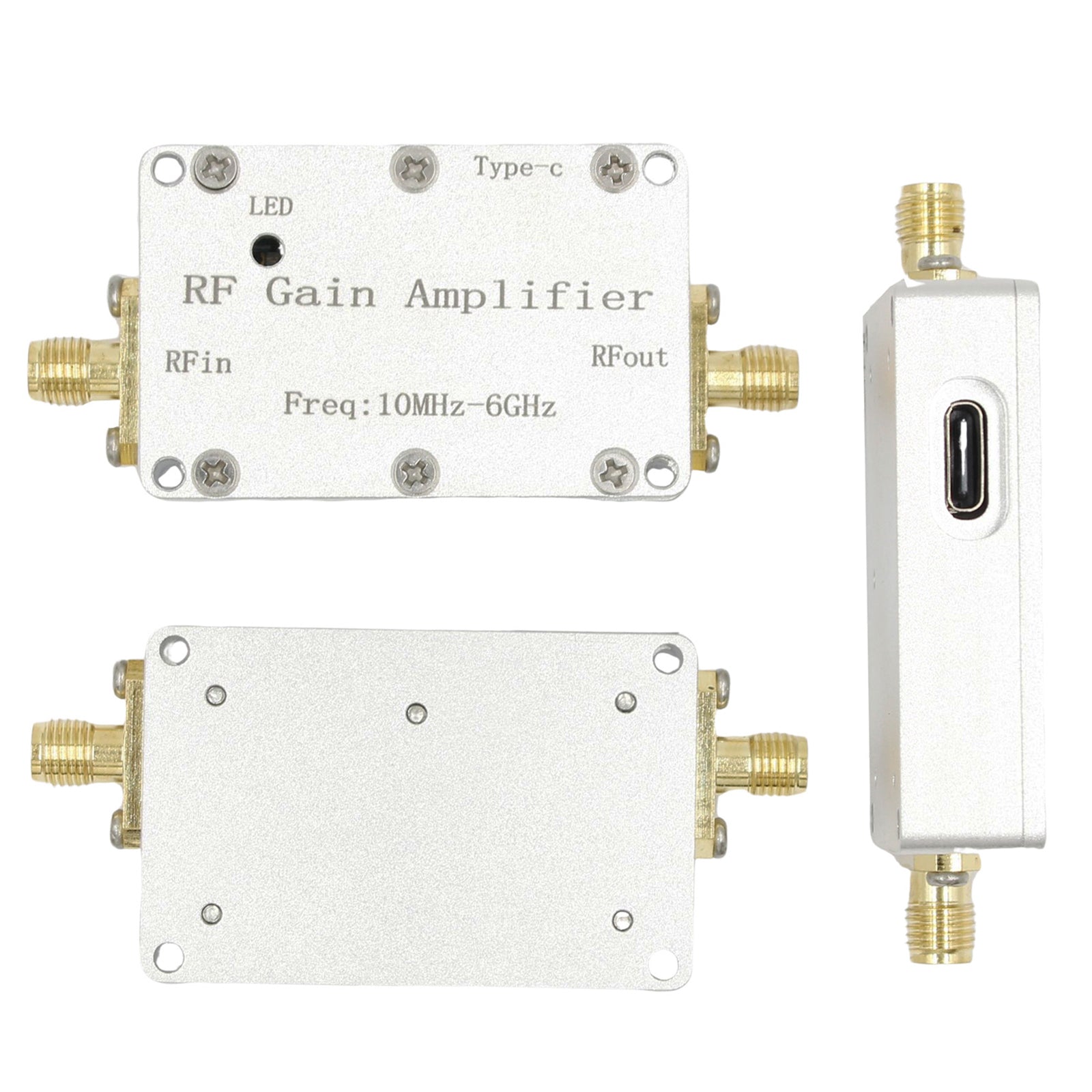 Amplificateur RF 10M-6GHz, 10dB, 20dB, 30dB, 40dB, pilote à Gain élevé, amplificateur de réception