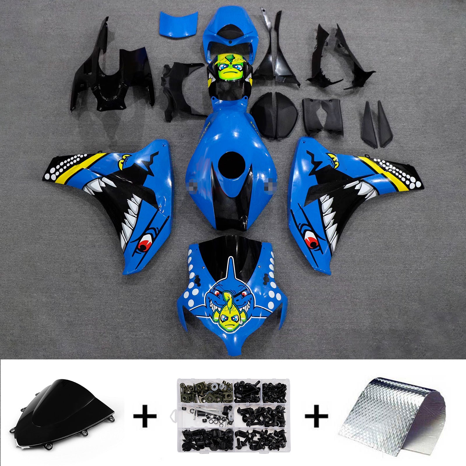 Injection Fairing Kit Bodywork Plastic ABS For Honda CBR1000RR 2008-2011