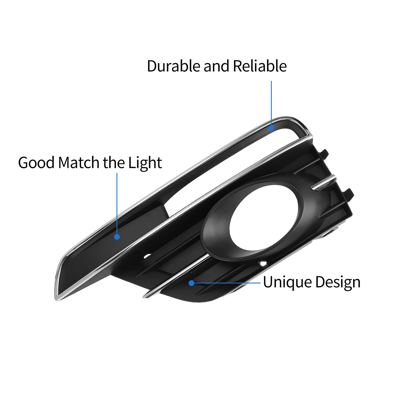 2016-2019 VW Beetle Car Left Side Fog Light Grille Cover 5C5854661K