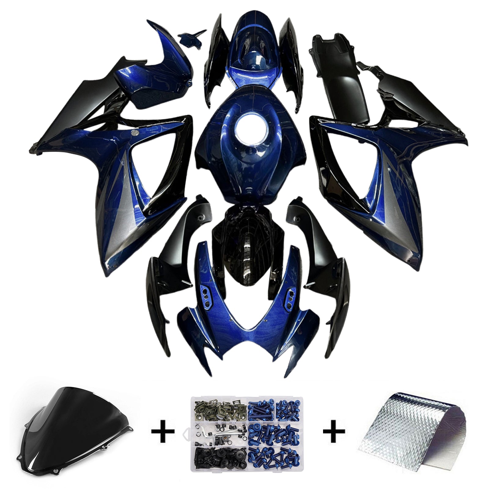Kit de carénage injection Bodywork Abs en plastique pour Suzuki GSXR 600/750 2006-2007 K6