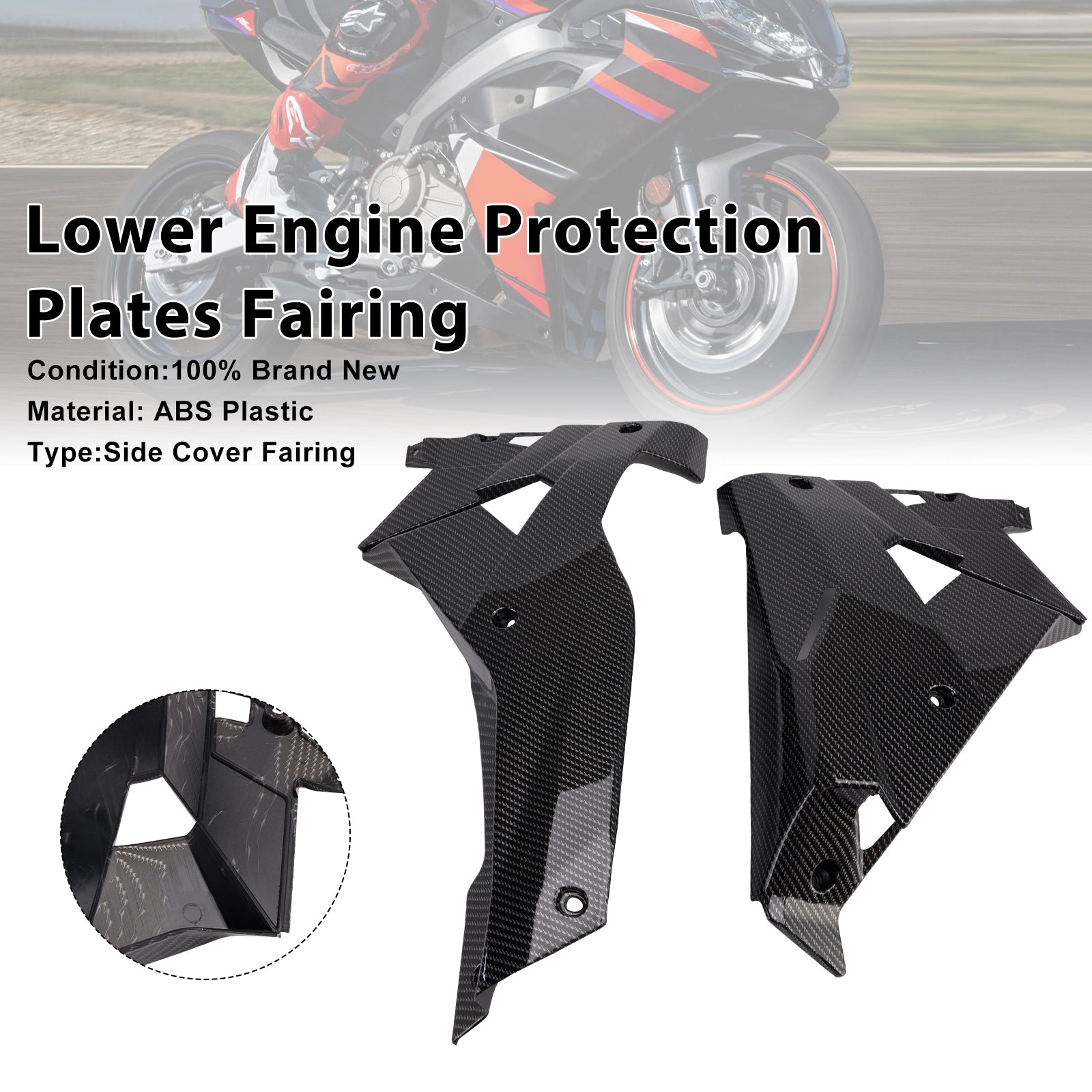 Motor Nedre magepaneler Guard Fairing for Aprilia RS457 RS 457 2024-2025