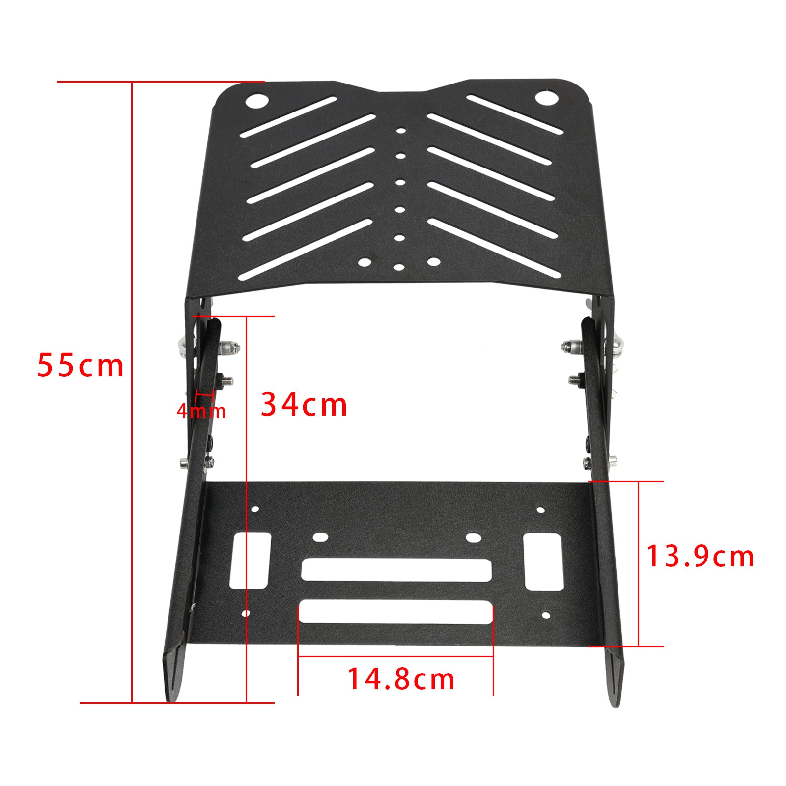 Rear Rack Extension Top Case Slide Carrier Fit for Honda C50 C110 Super Cub / Cross Cub 50 110