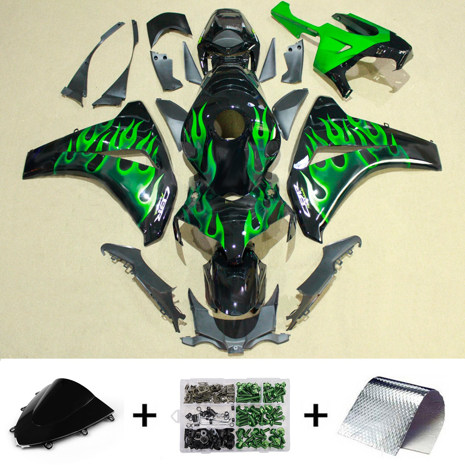 Injection Fairing Kit Bodywork Plastic ABS For Honda CBR1000RR 2008-2011