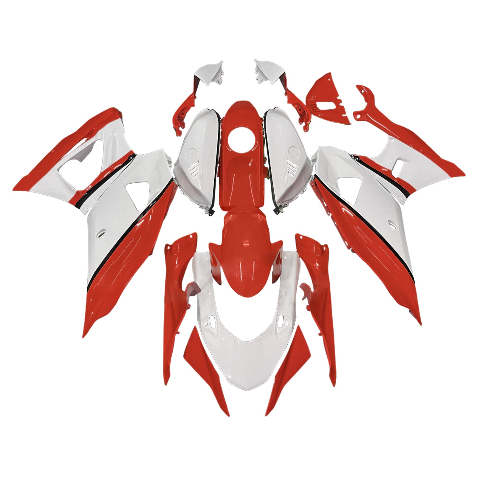 Kit de carenado de inyección, carrocería de plástico ABS apto para Yamaha YZF-R7 2021-2025