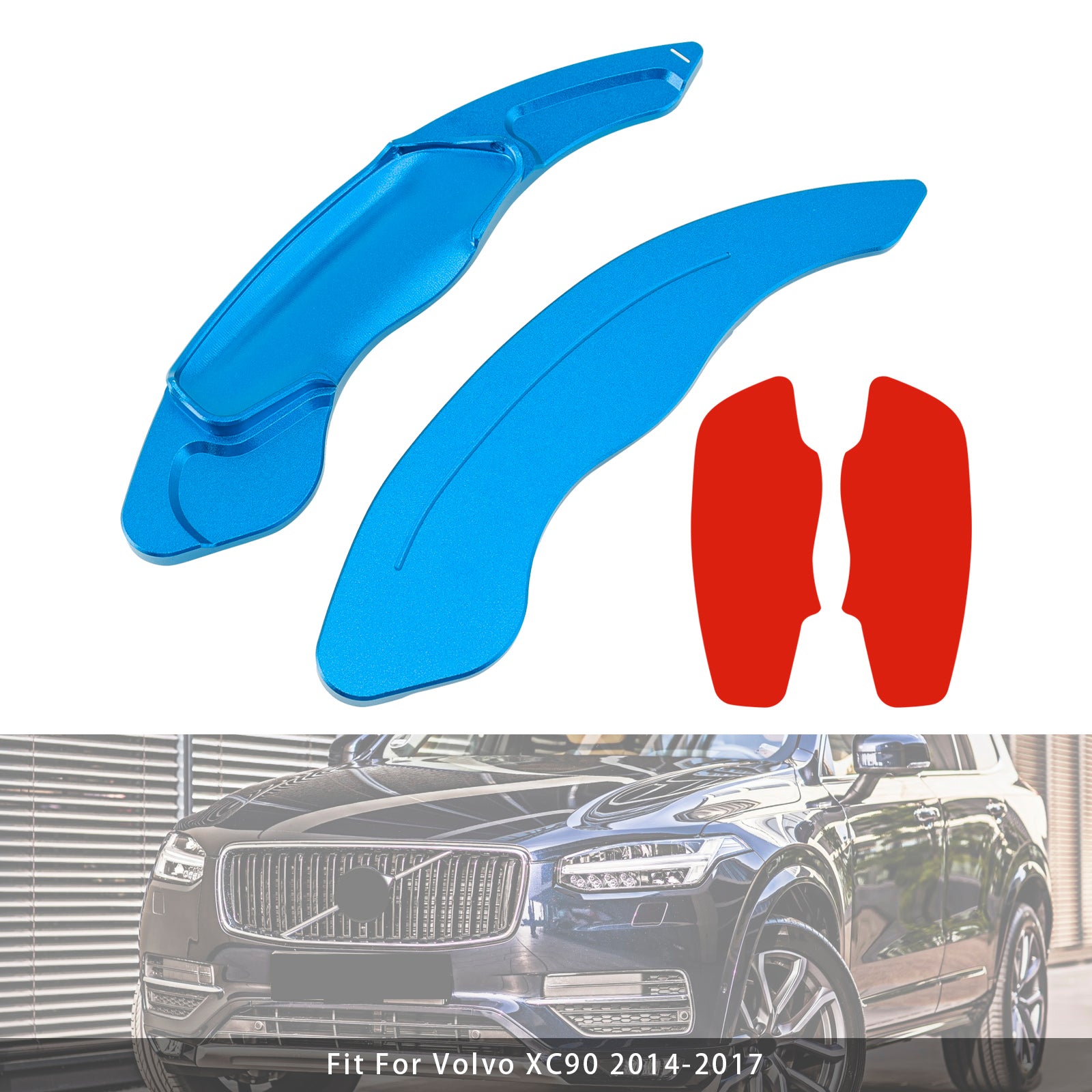 Extension de paletteur de volant pour Volvo XC60 XC90 Aluminium