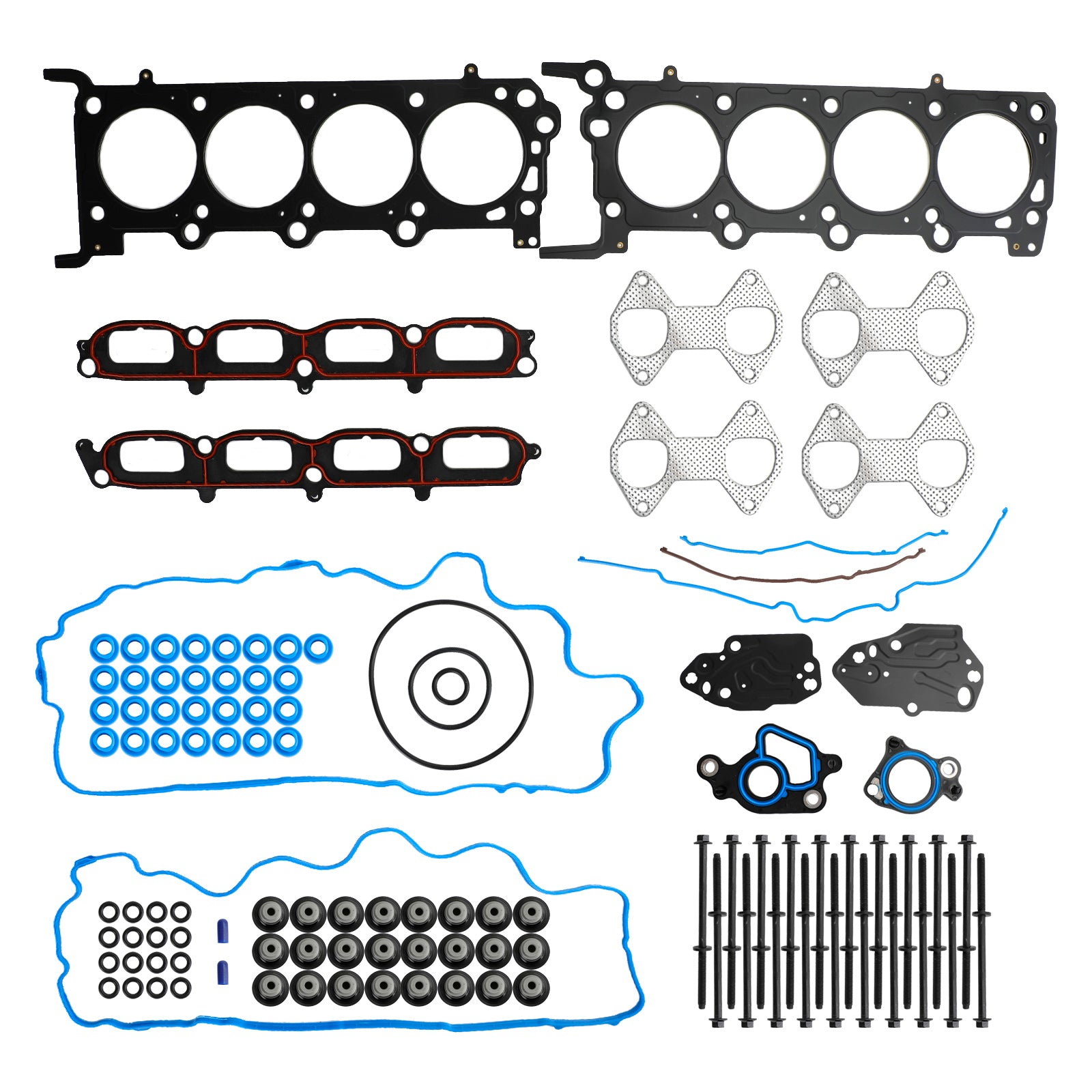 2004-2006 Ford F150 F250 F350 5.4L SOHC 24-kleppen koppakkingset bouten