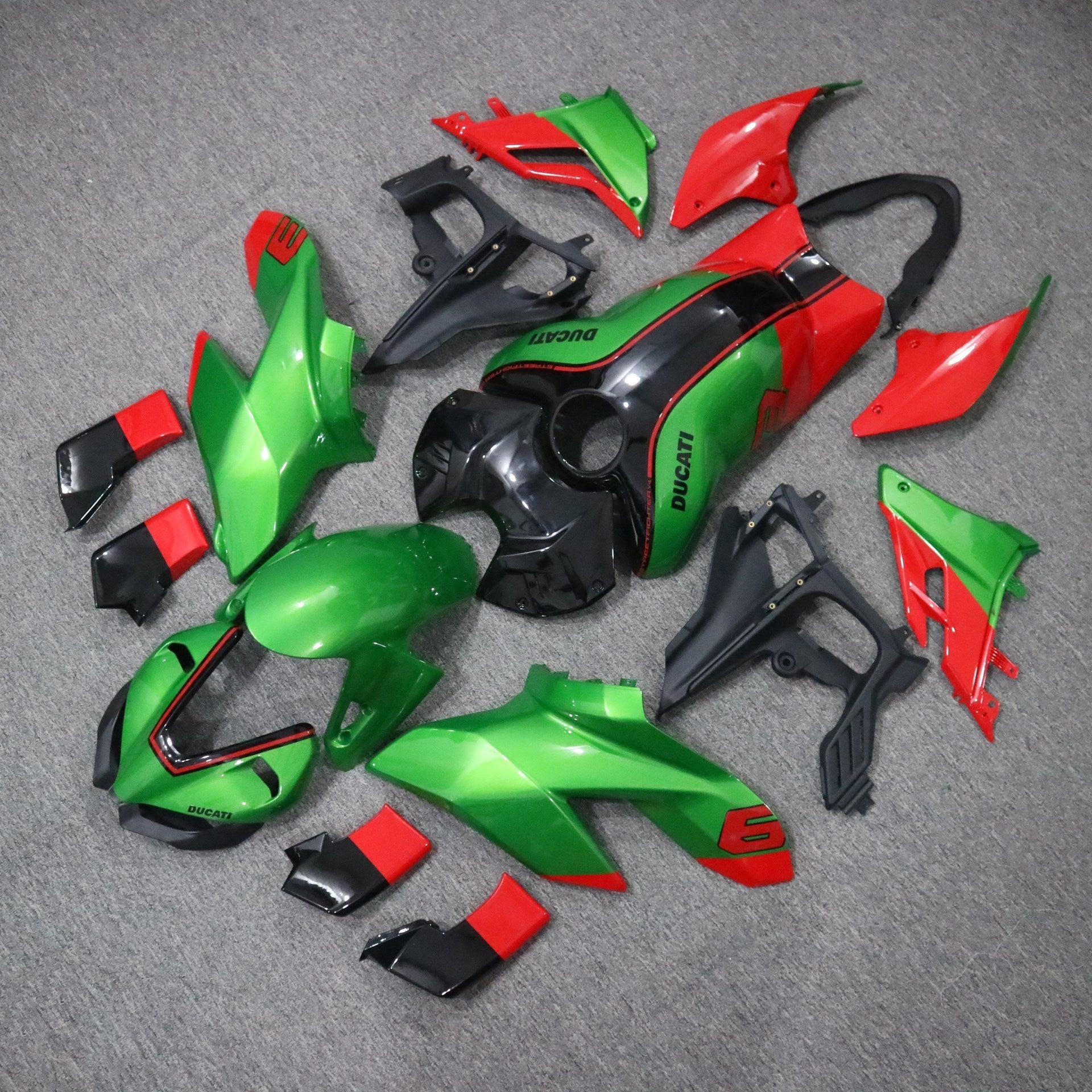 Injeksjon Fairing Kit karosseri for Ducati Street Fighter V4 2020-2023