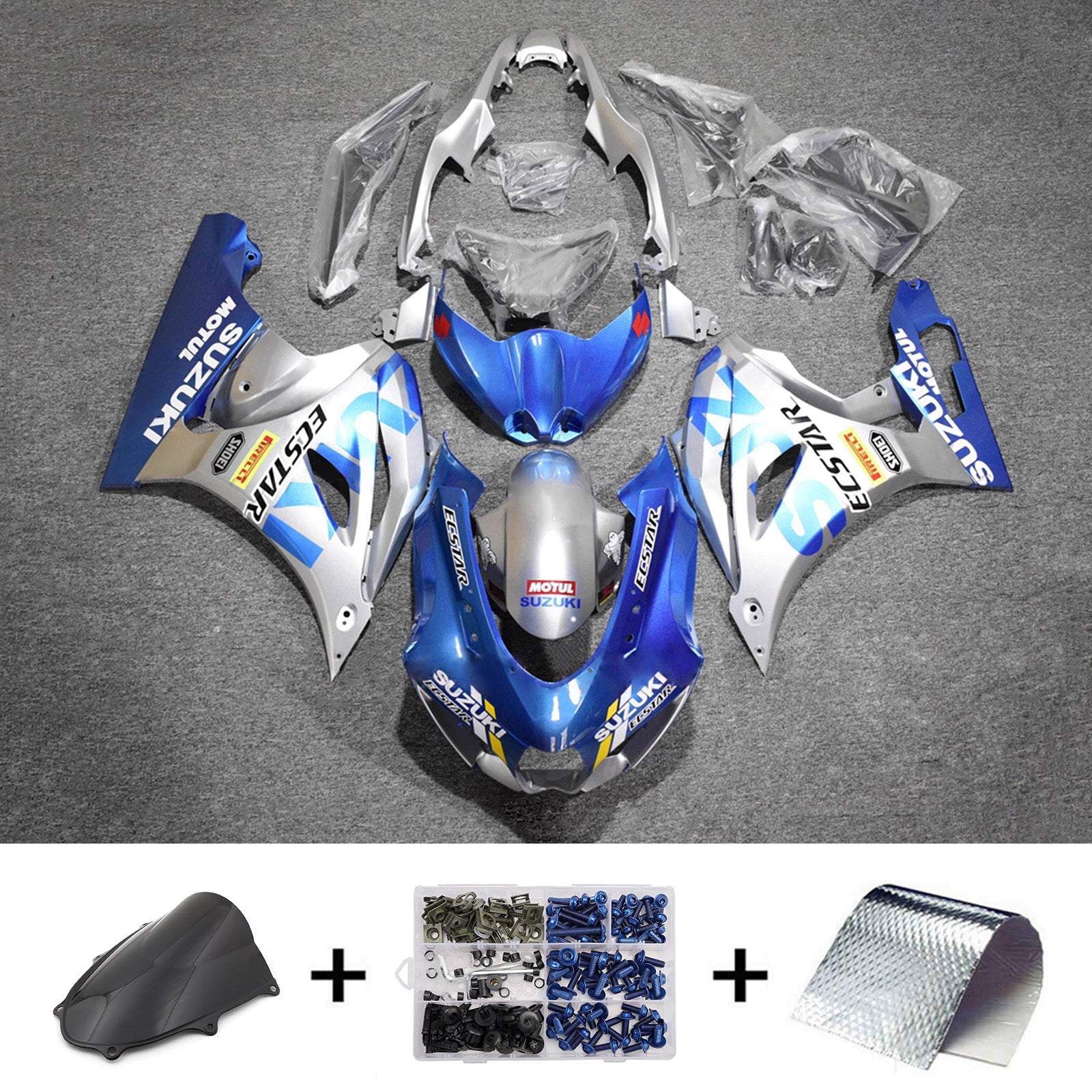 Injection Fairing Kit Bodywork Plastic ABS For Suzuki GSXR1000 2017-2025 K17