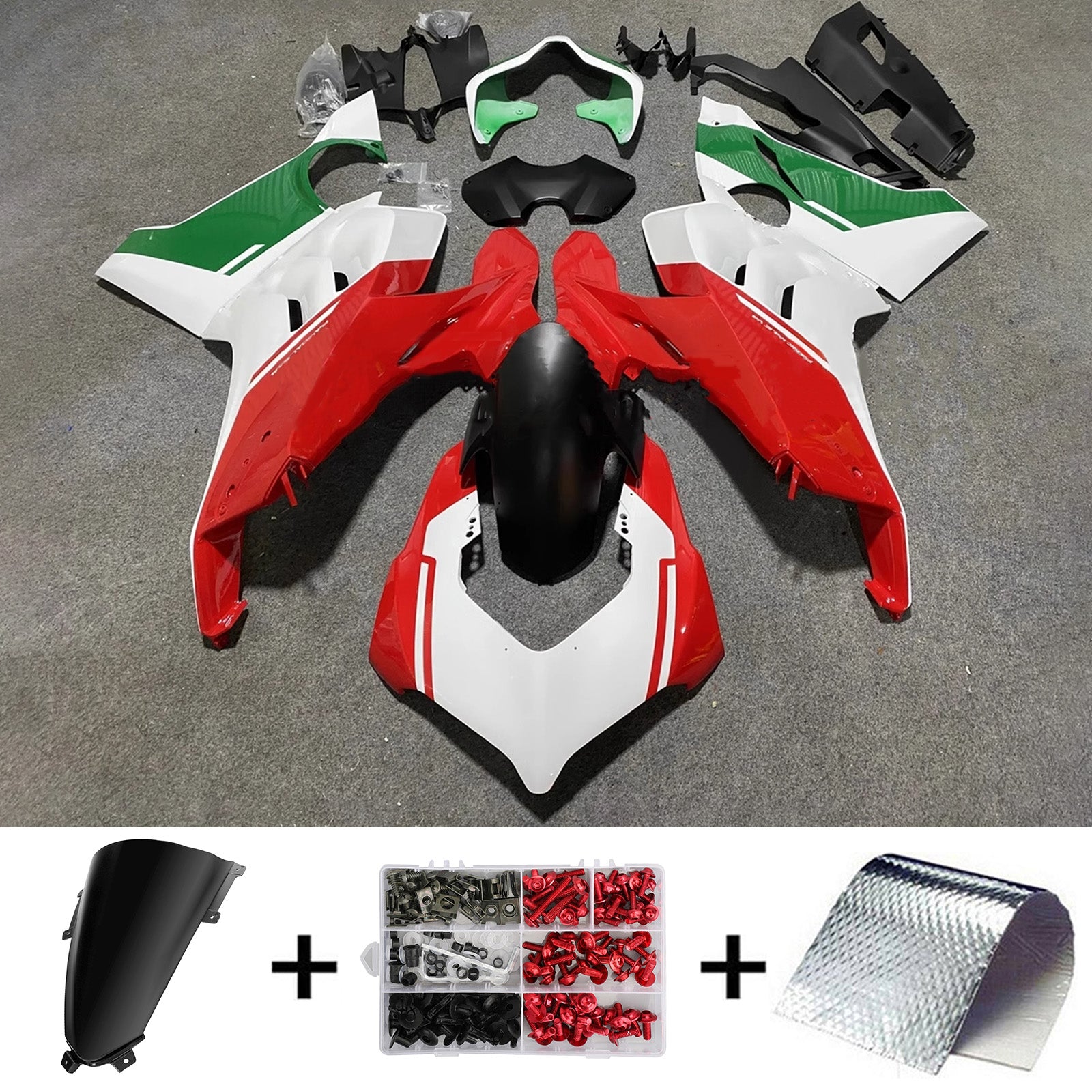 2020-2021 Ducati Panigale V4/V4S 2019-2022 V4SP/V4R Injectiekuipset carrosserie