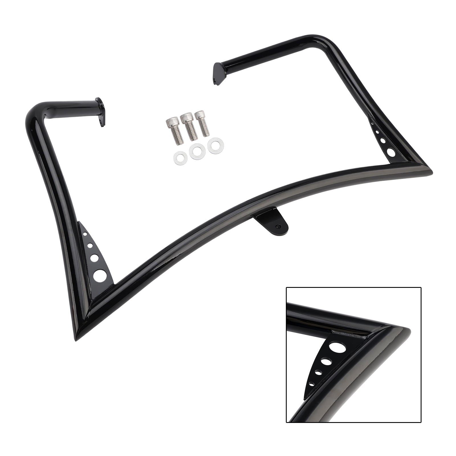 2006 Street Glide EFI FLHXI Engine Guard Frame Anti-Crash Bumper Protector Black