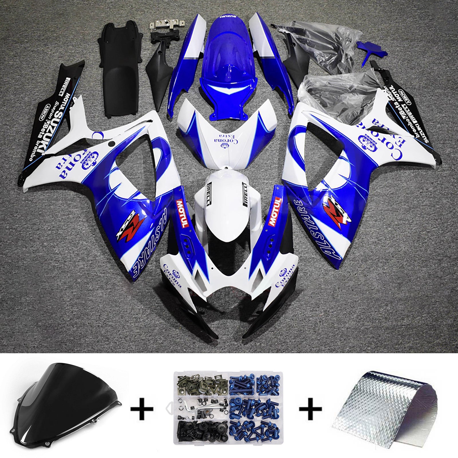 Injection Fairing Kit Bodywork Plastic ABS For Suzuki GSXR 600/750 2006-2007 K6