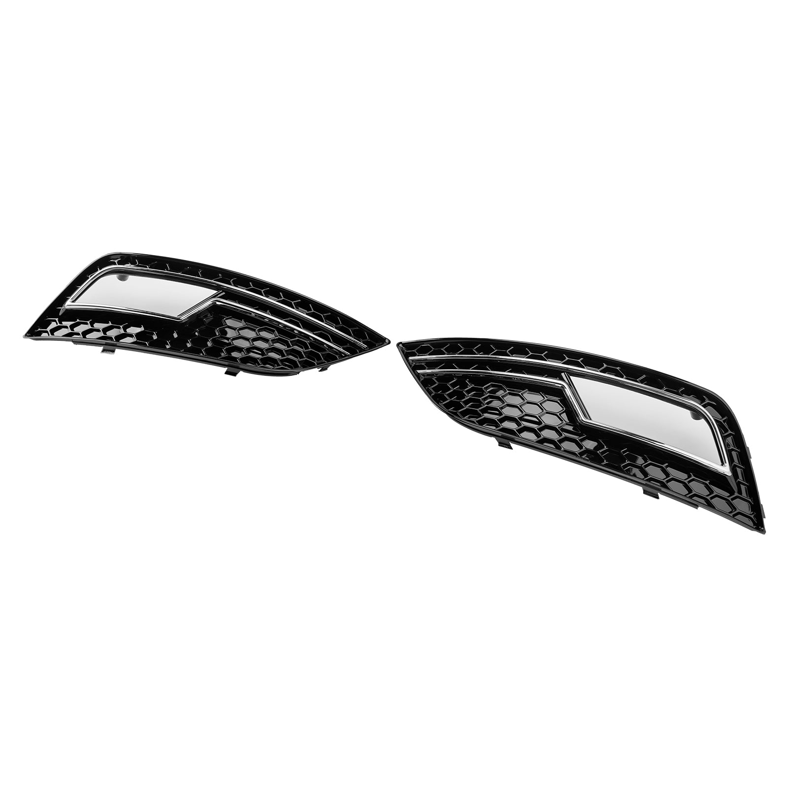 2013-2015 Audi A4 B8.5 Chrome Fog Light Cover Grille Standard Bumper