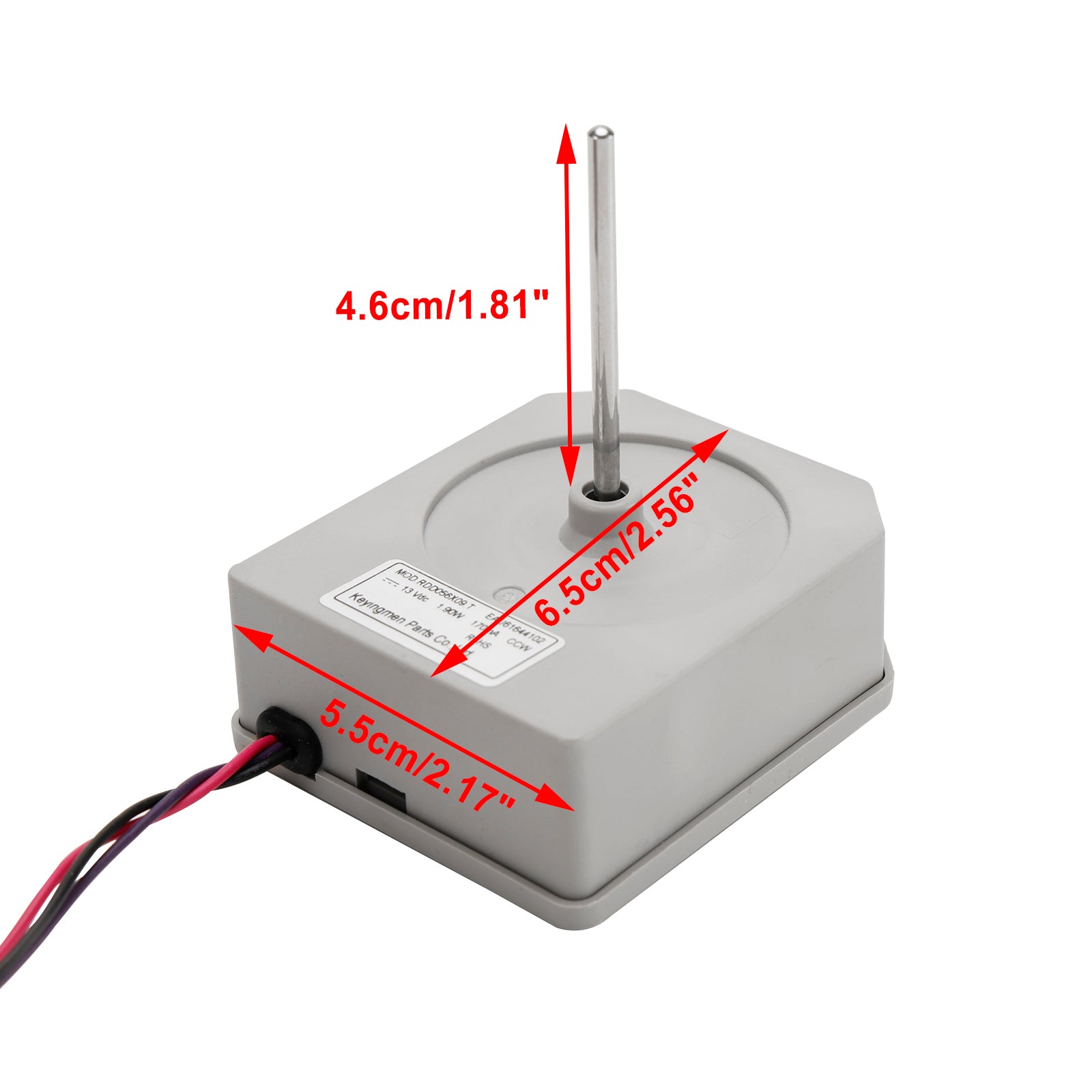 Remplacement du moteur de ventilateur de condensateur d'évaporateur de réfrigérateur pour LG EAU61644102