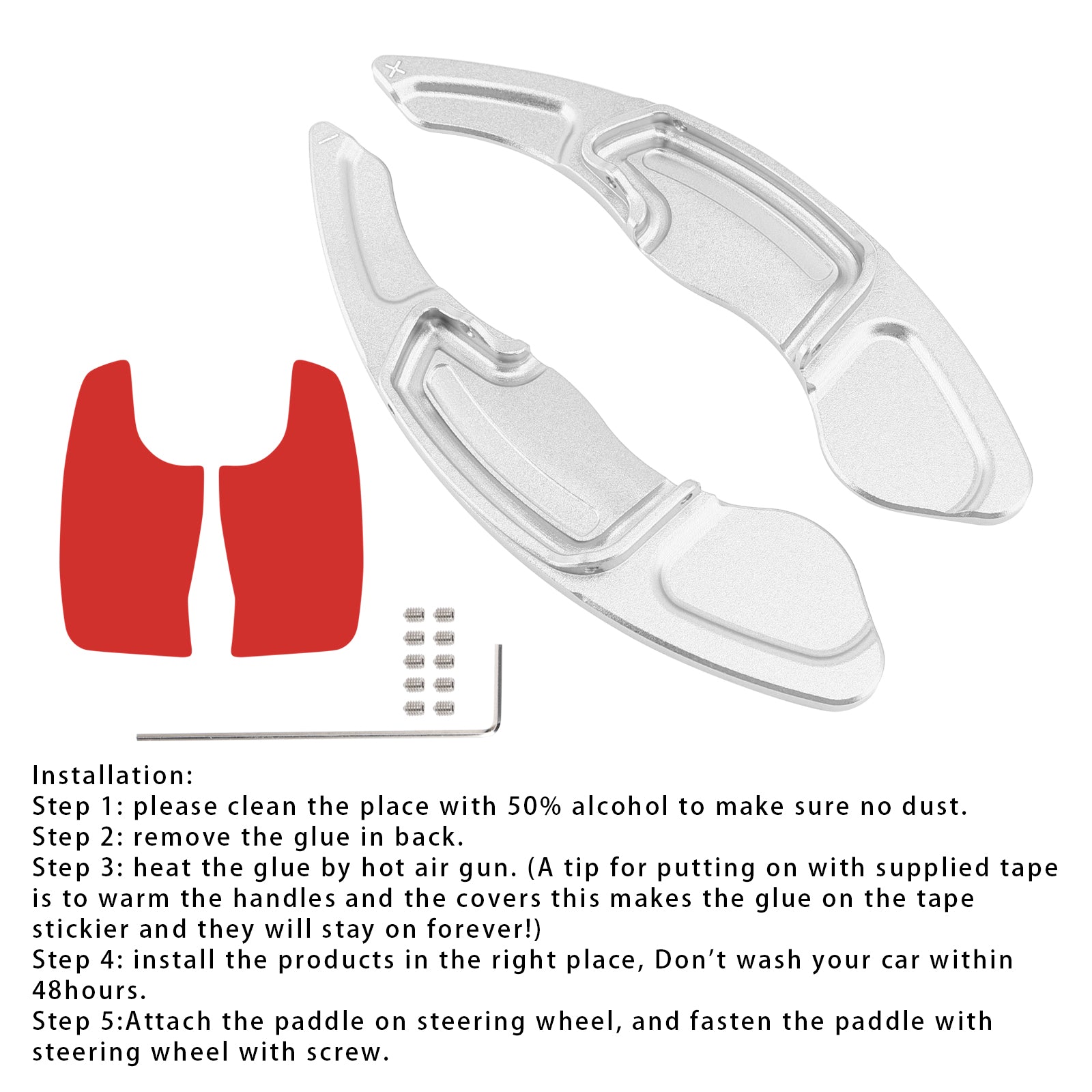 Ratthjulets skifterforlengelse for Acura MDX RDX TLX aluminium